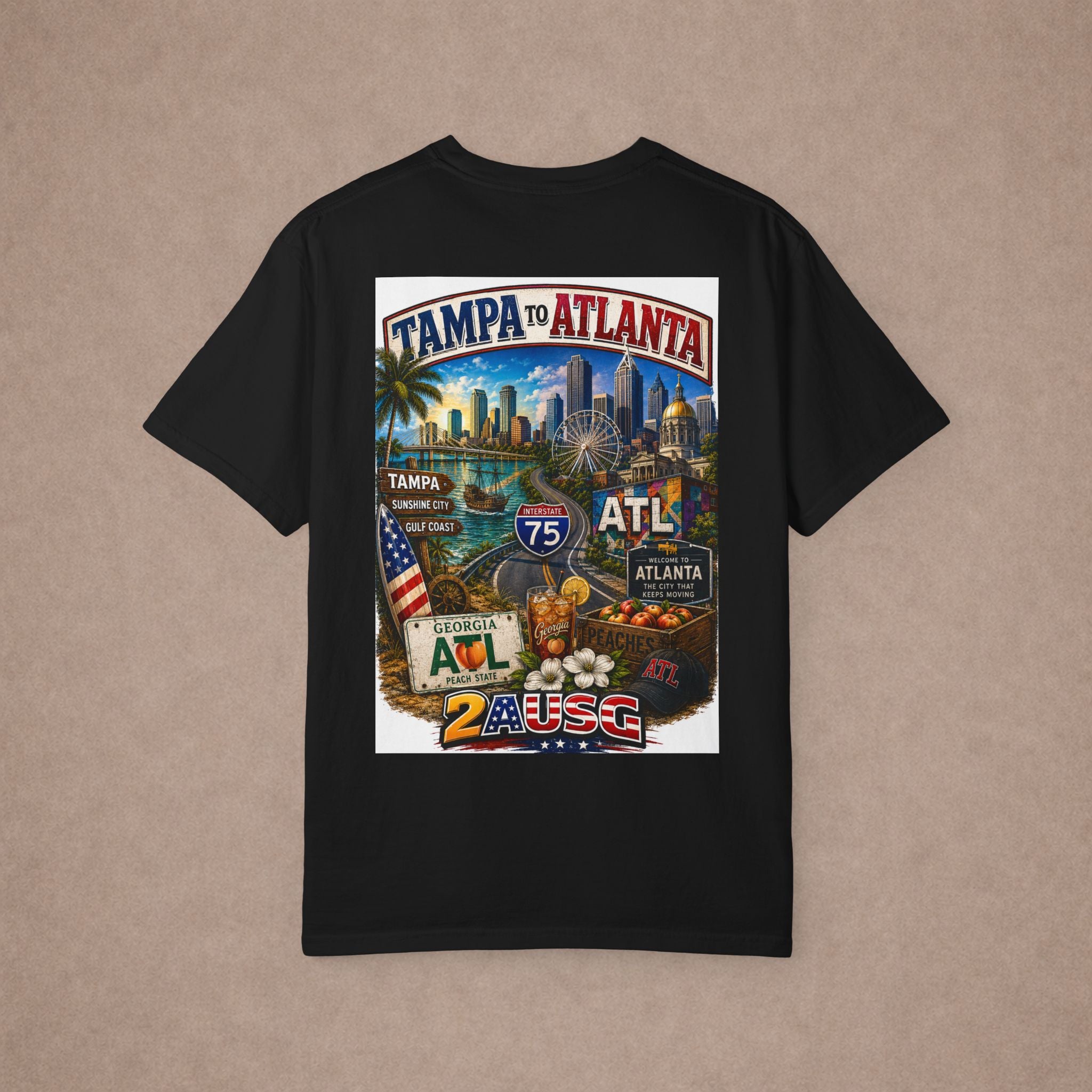 Tampa to Atlanta Graphic T-Shirt