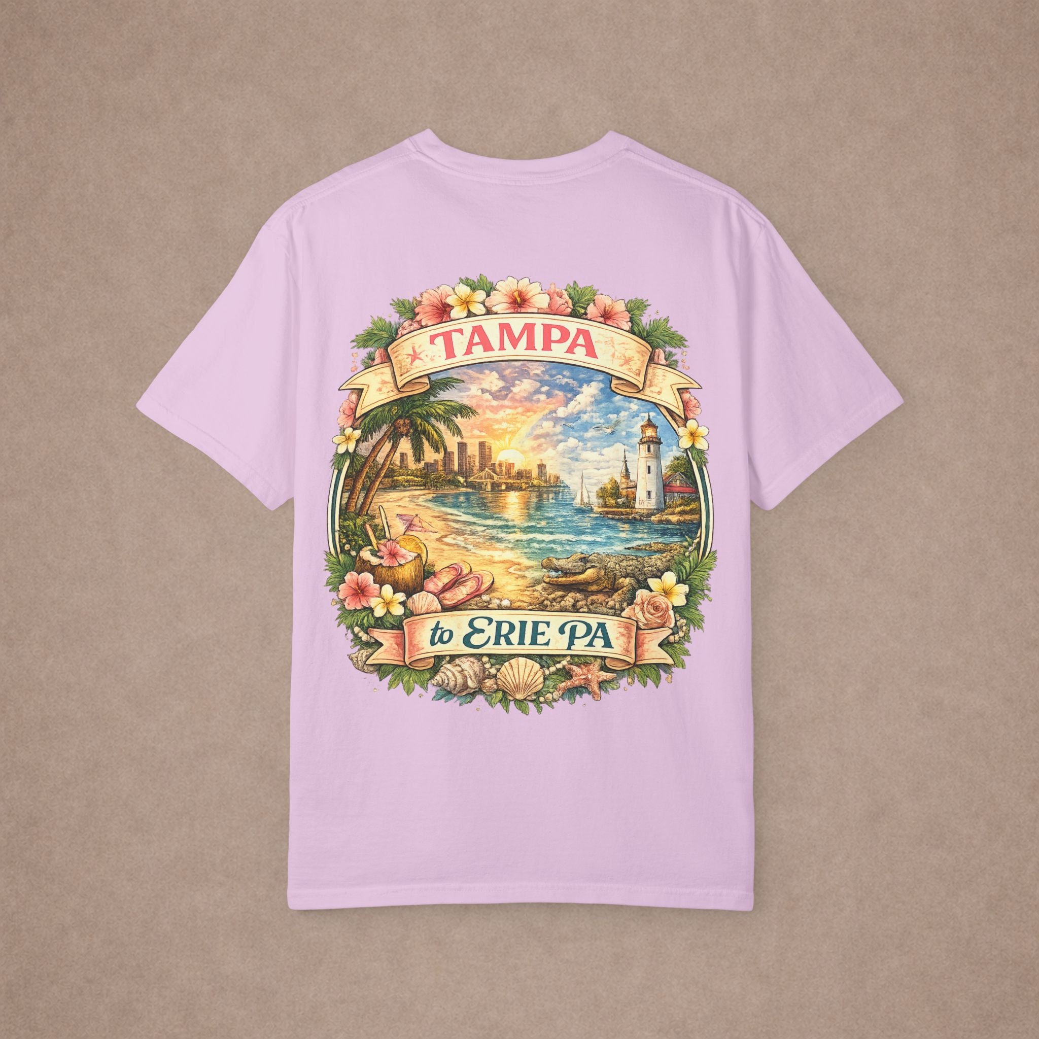 Tampa To Erie PA Tshirt