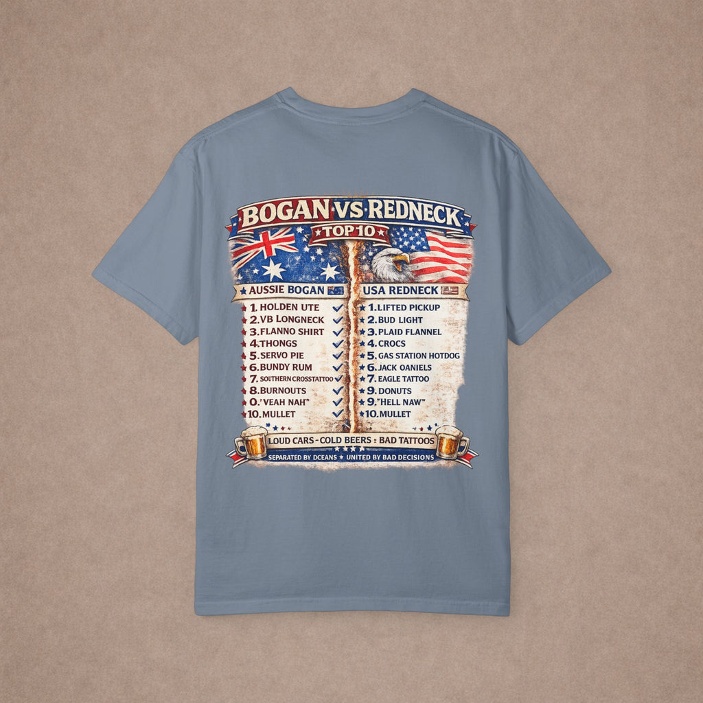 T-Shirt — "Bogan vs Redneck"
