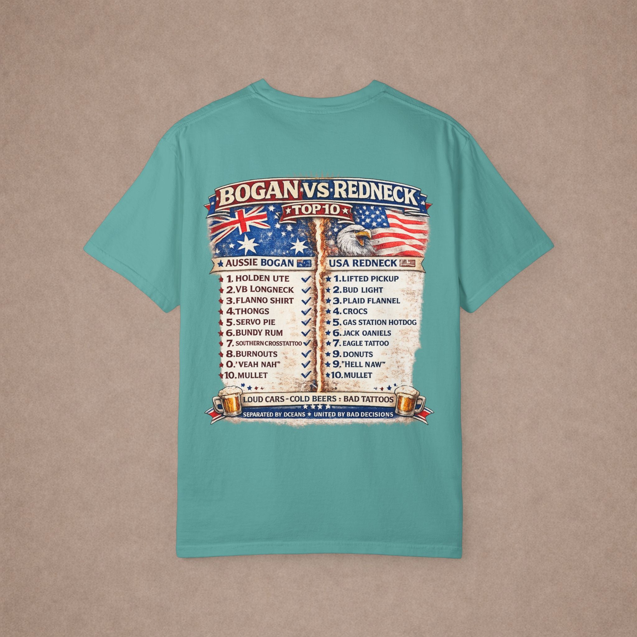 T-Shirt — "Bogan vs Redneck"