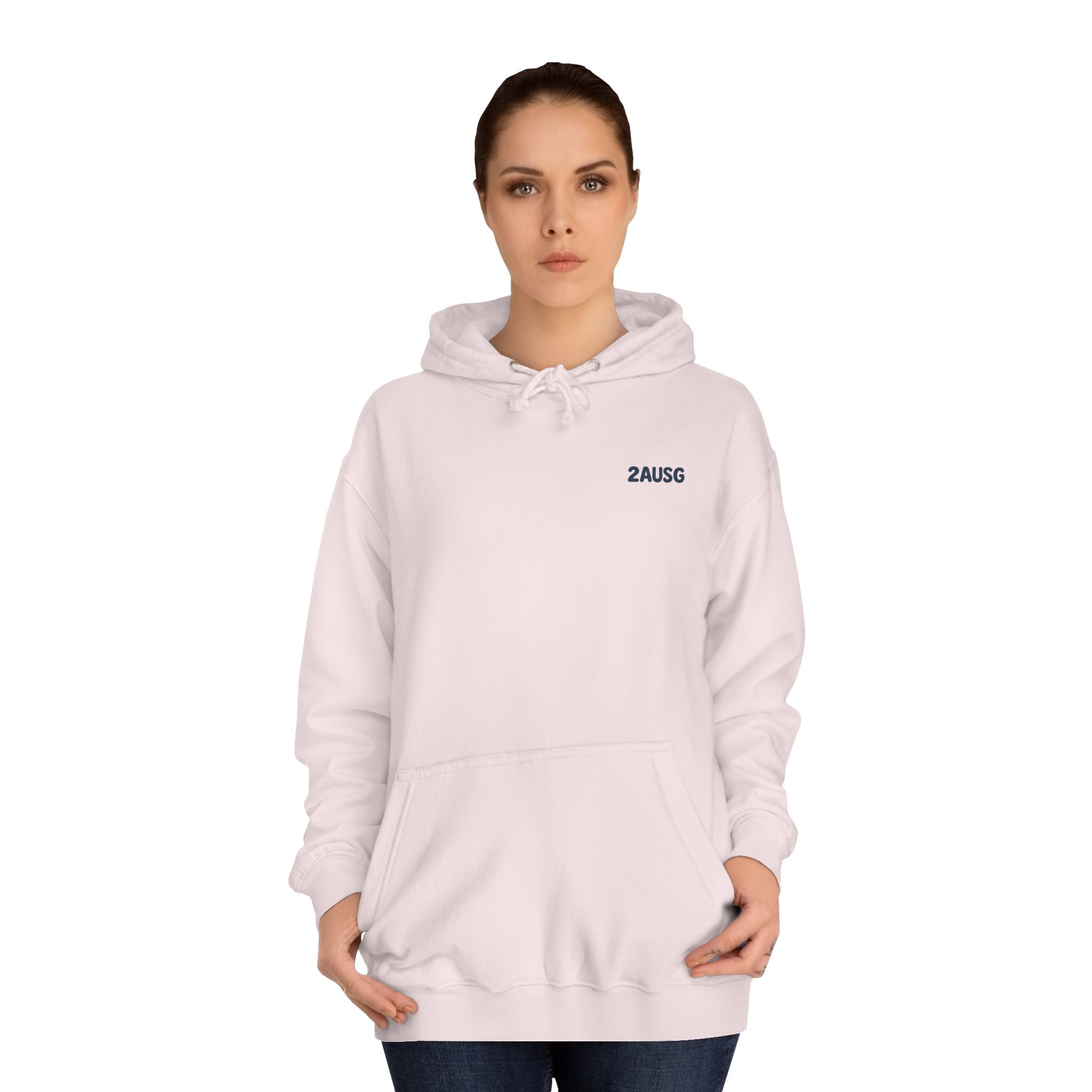 College Hoodie - Bush Babe Brunette Design