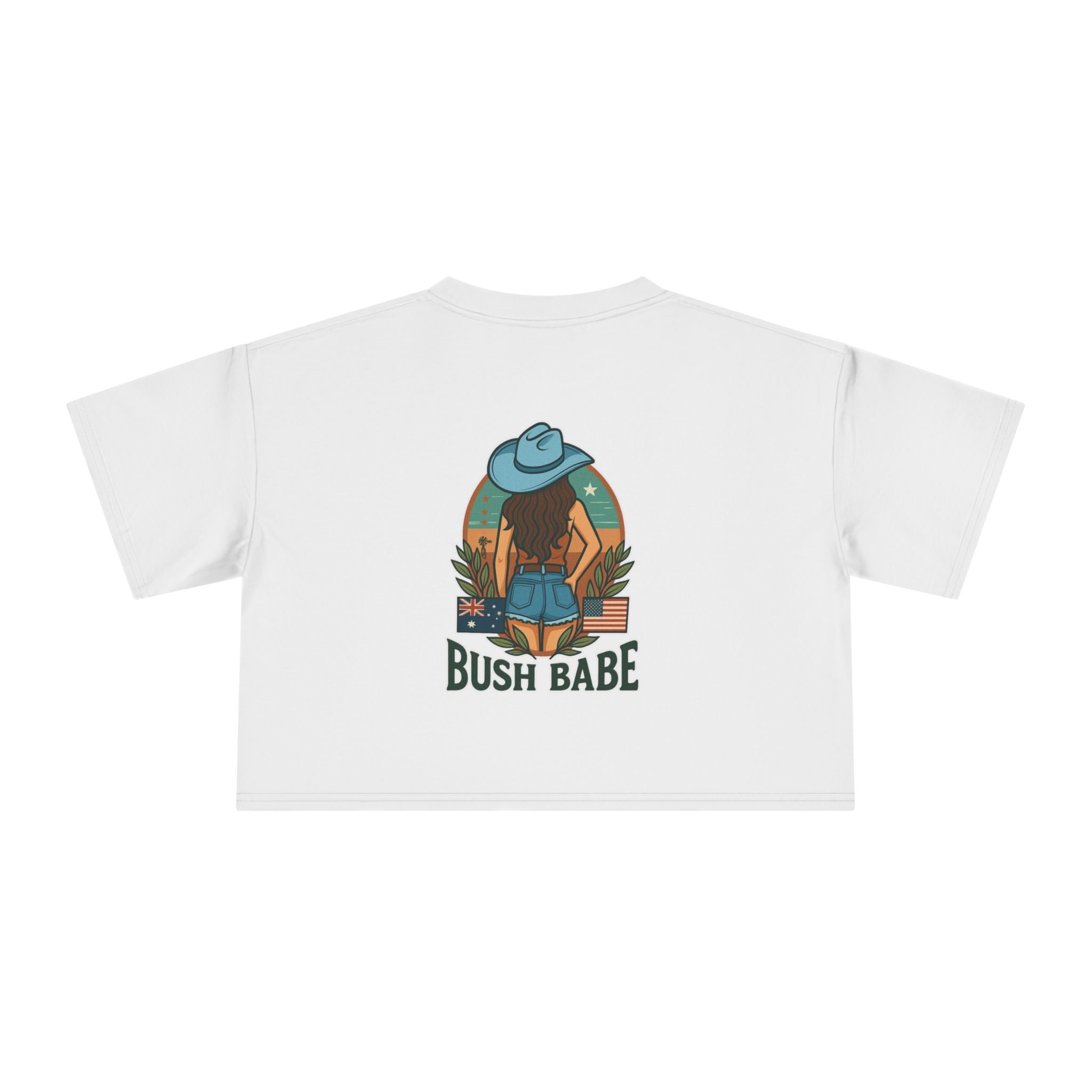 Crop Tee — Bush Babe Brunette
