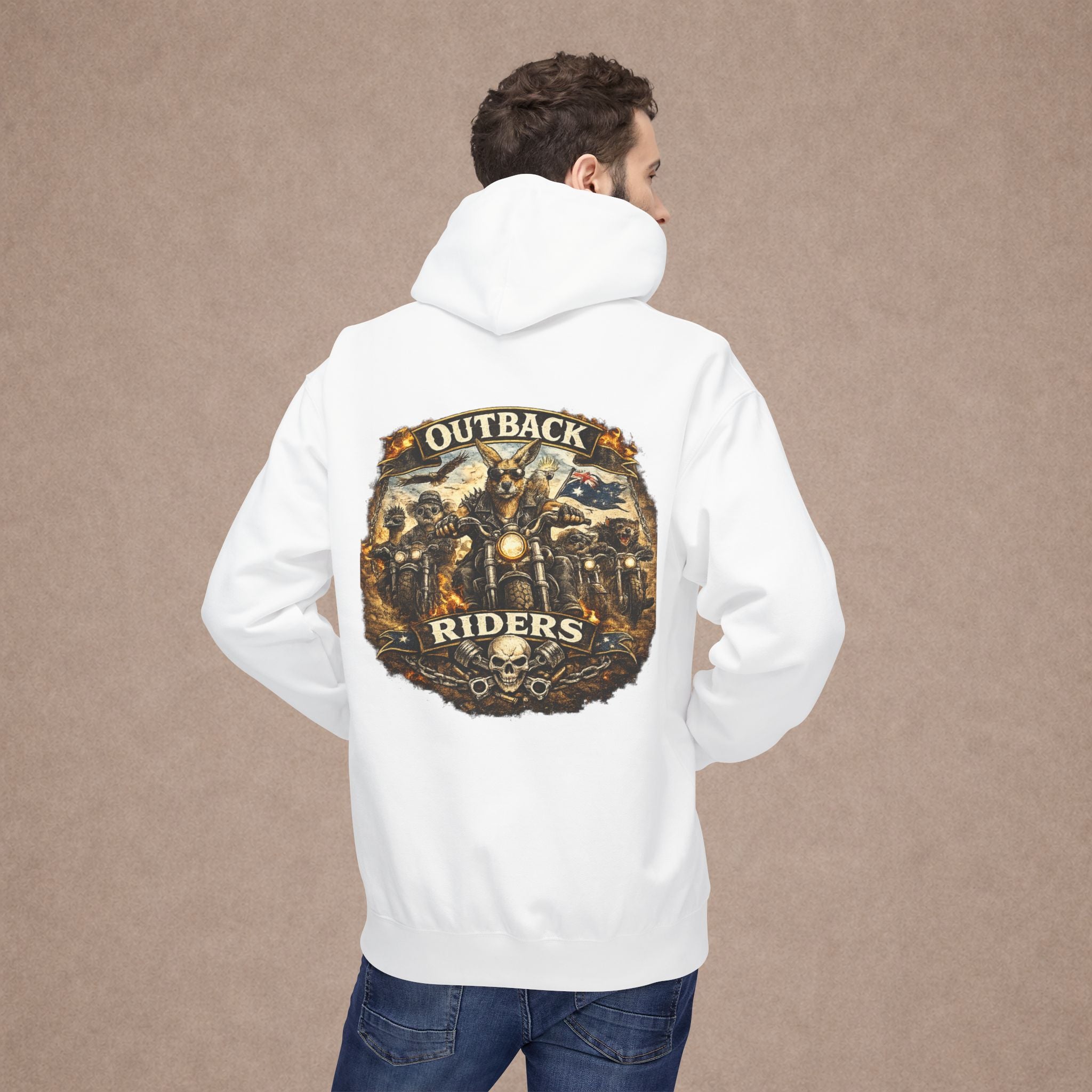 Aussie Biker Style  Hoodie