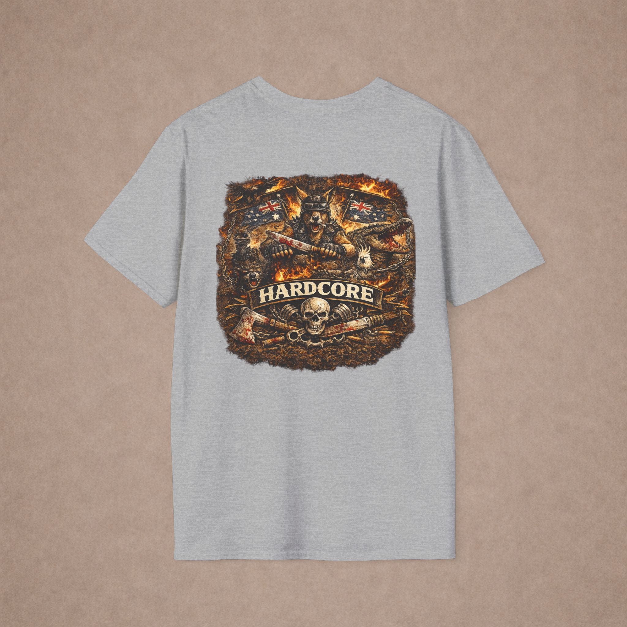 Hardcore Aussie Biker Tshirt