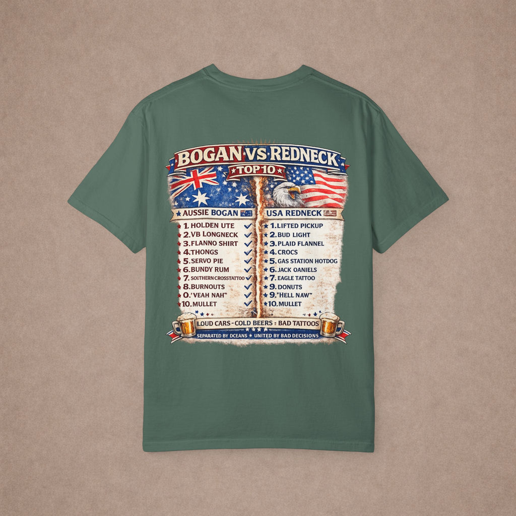 T-Shirt — "Bogan vs Redneck"