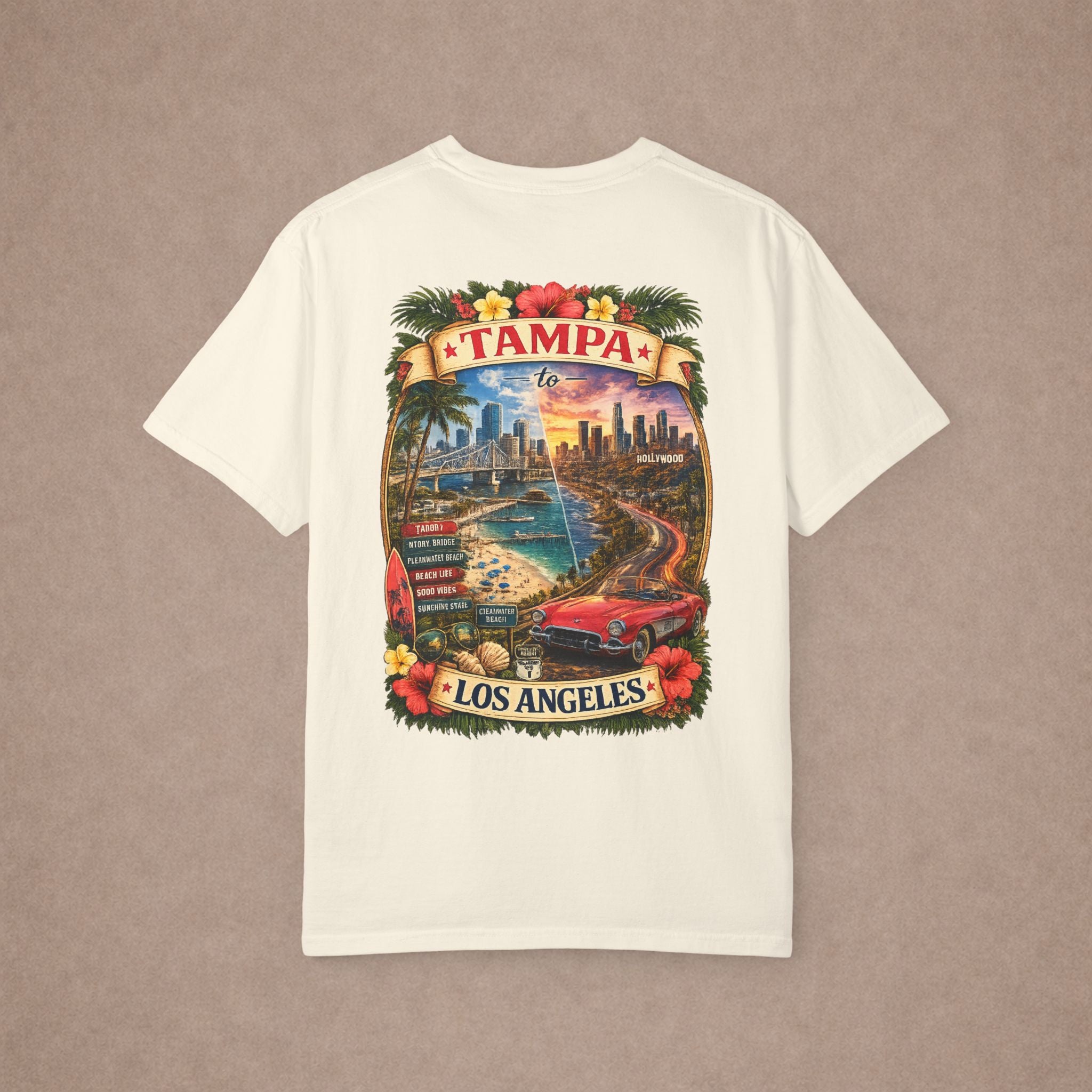 Tampa to Los Angeles Tshirt