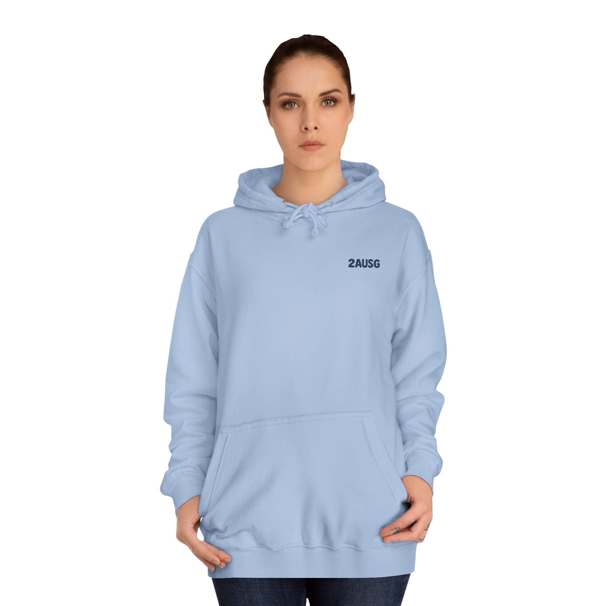 College Hoodie - Bush Babe Brunette Design