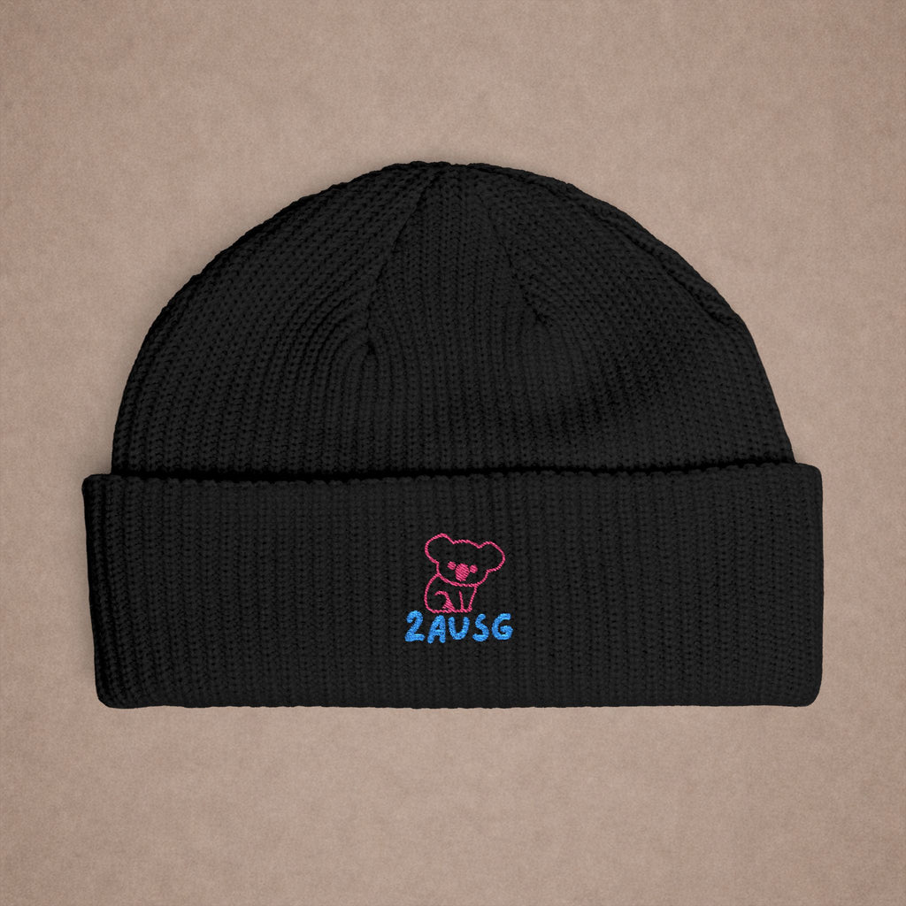 2AUSG Outline Cuff Beanie
