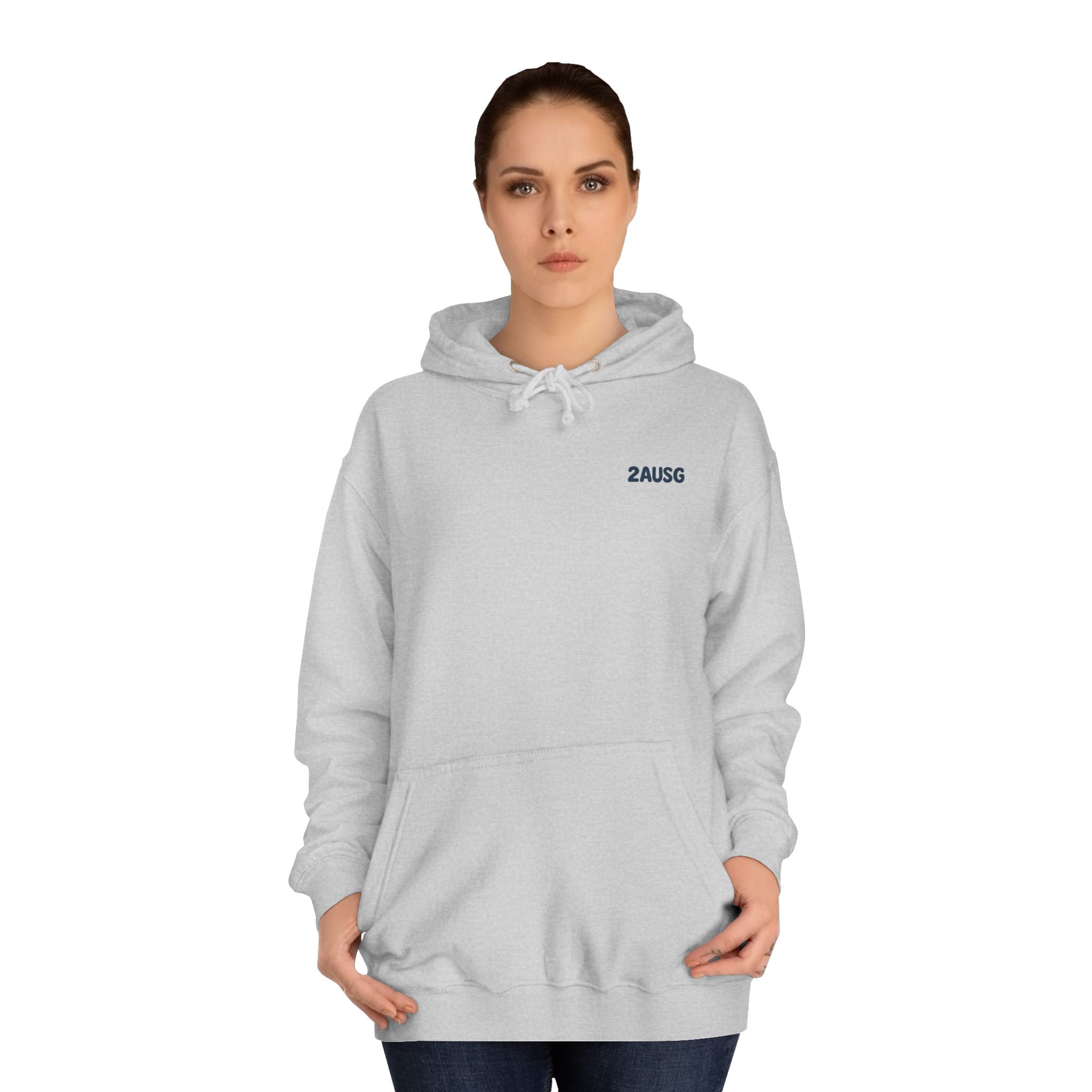 College Hoodie - Bush Babe Brunette Design