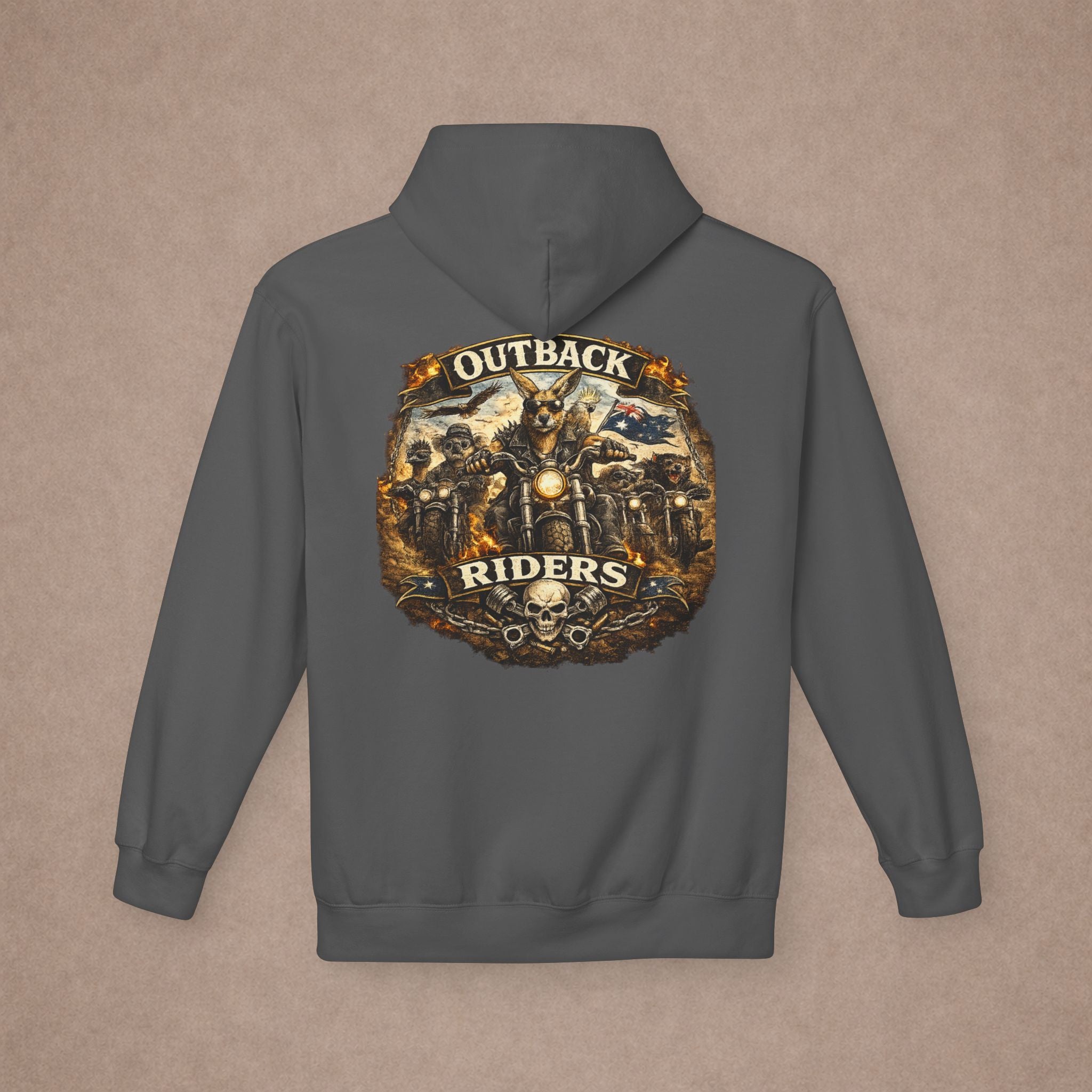 Aussie Biker Style  Hoodie
