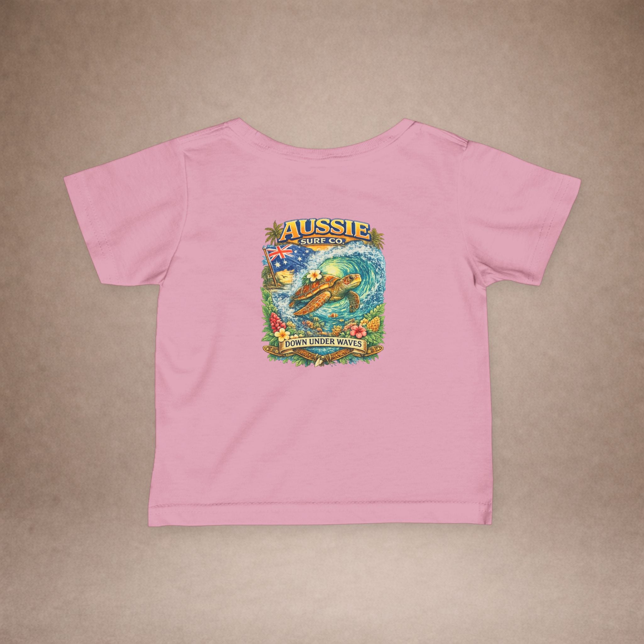 Aussie Surf Turtle Infant Tee