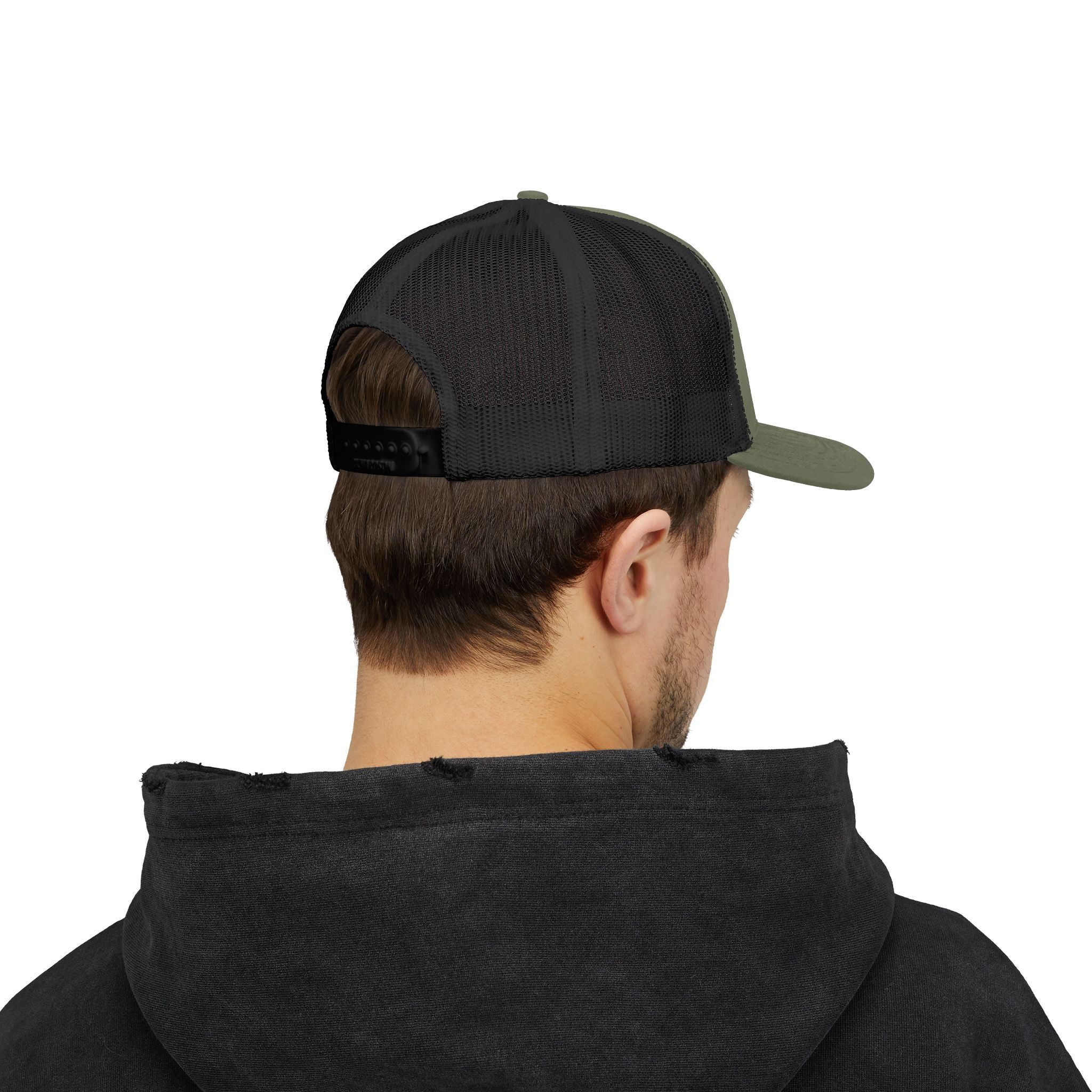 Aussie in USA trucker hat