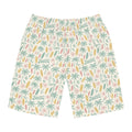 Tropical Palm Surf Pattern Board Shorts