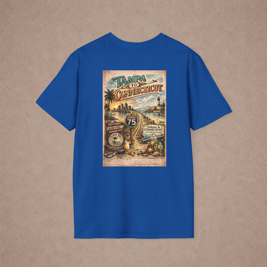 Tampa to Conneticut Tshirt