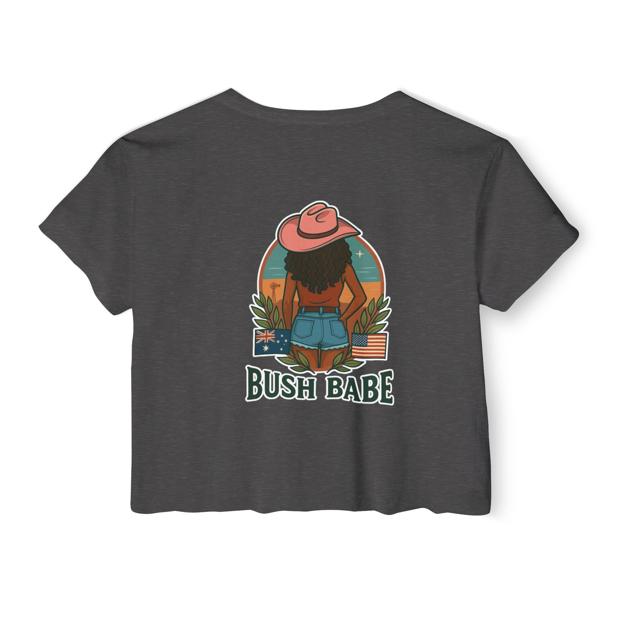 Bush Babe Crop Top Curly