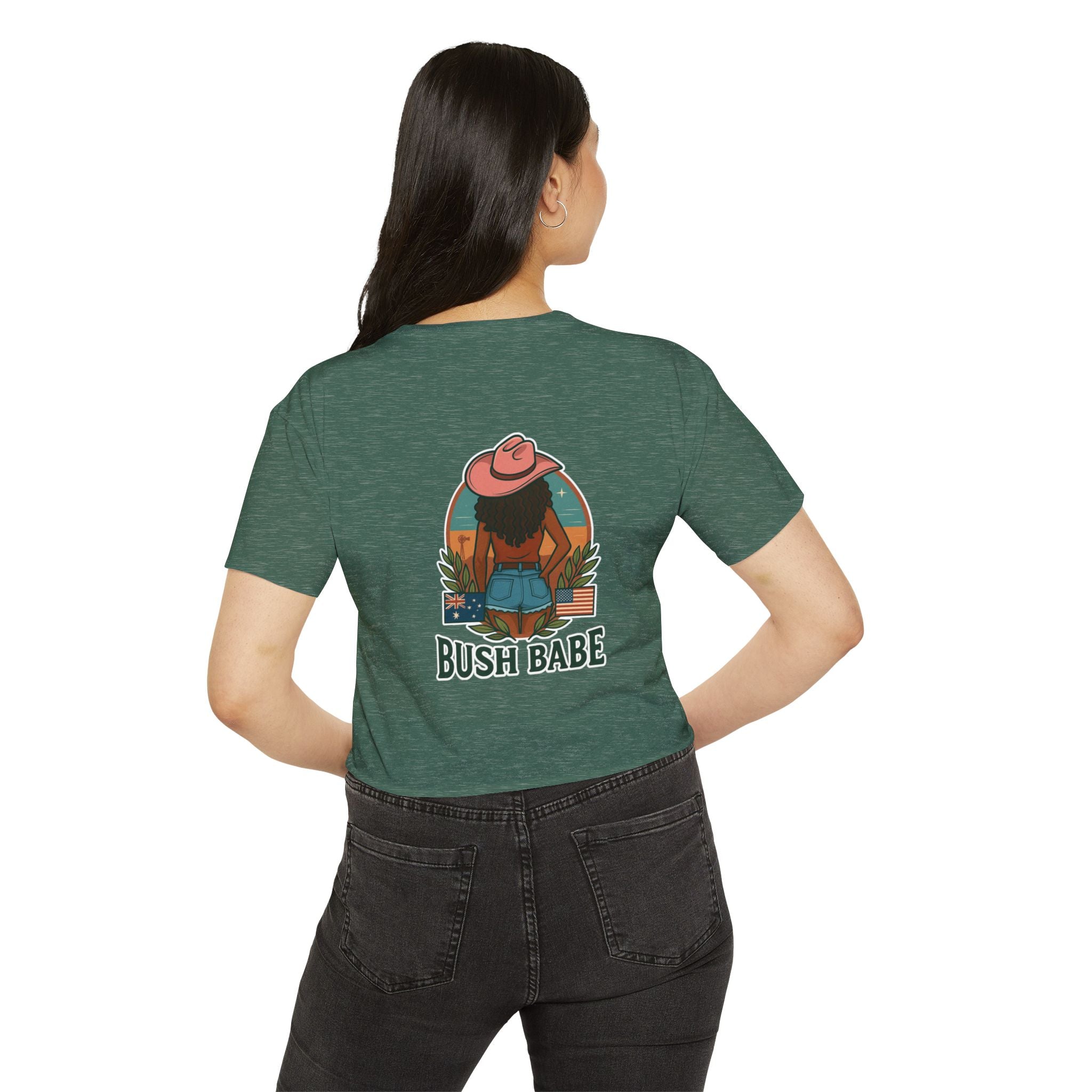 Bush Babe Crop Top Curly