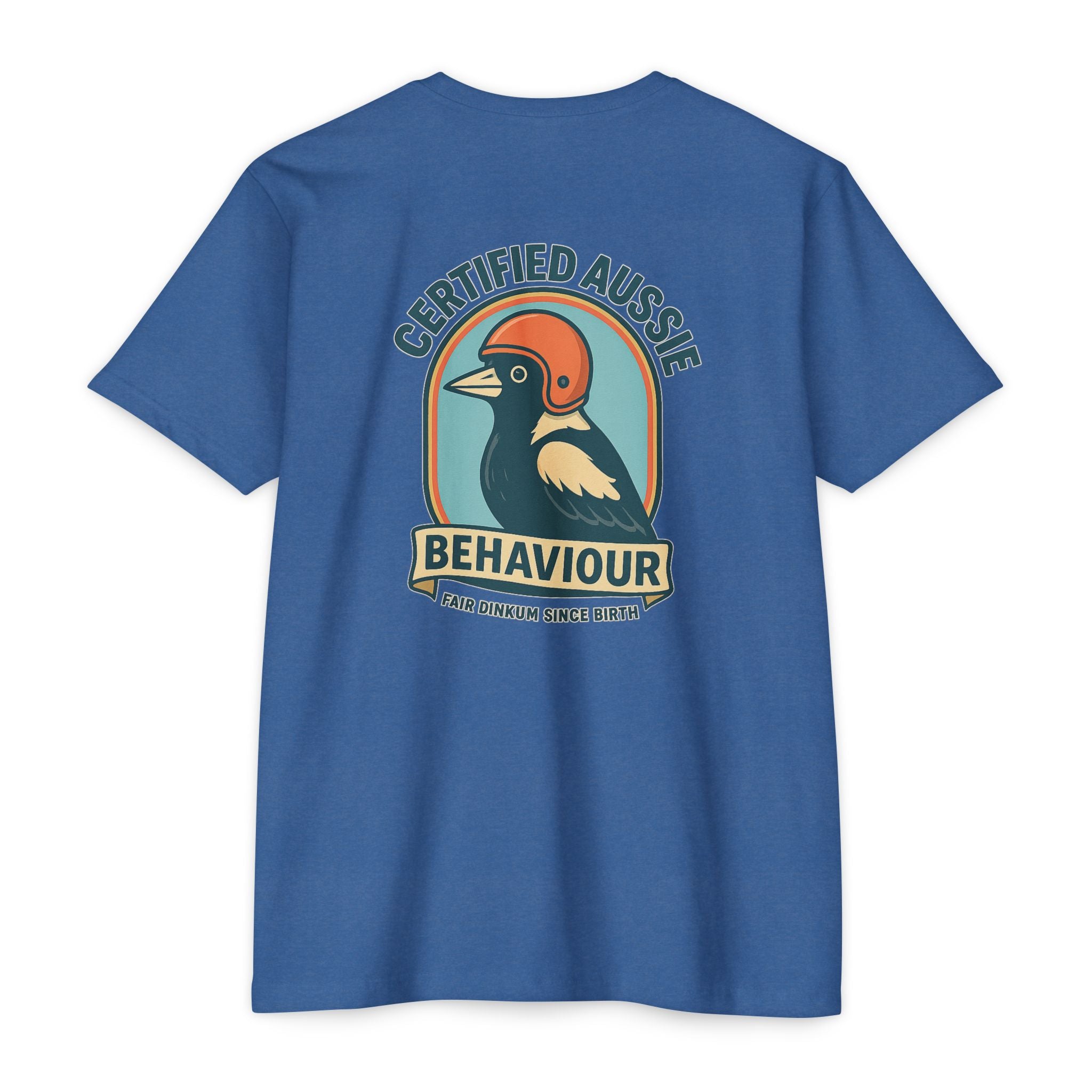Certified Aussie Behaviour Tee- Magpie Attack