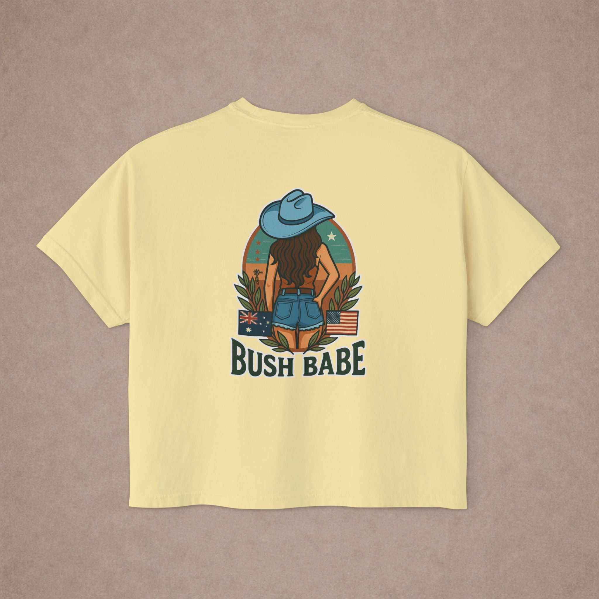 Bush Babe Brunette Crop Top