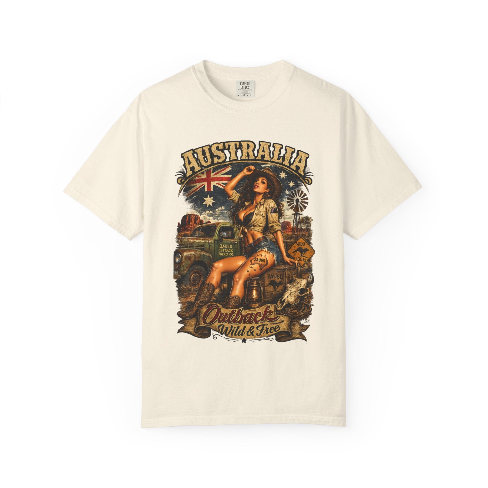 Australia Outback Pinup T-shirt