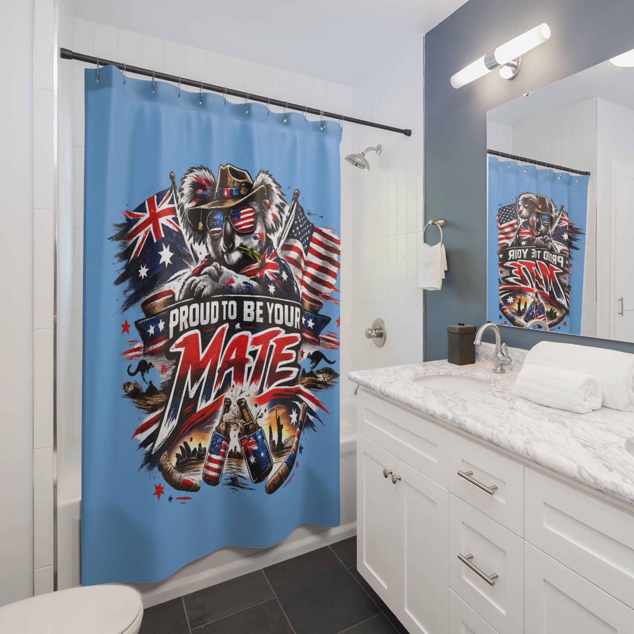 Proud to Be Your Mate Shower Curtain