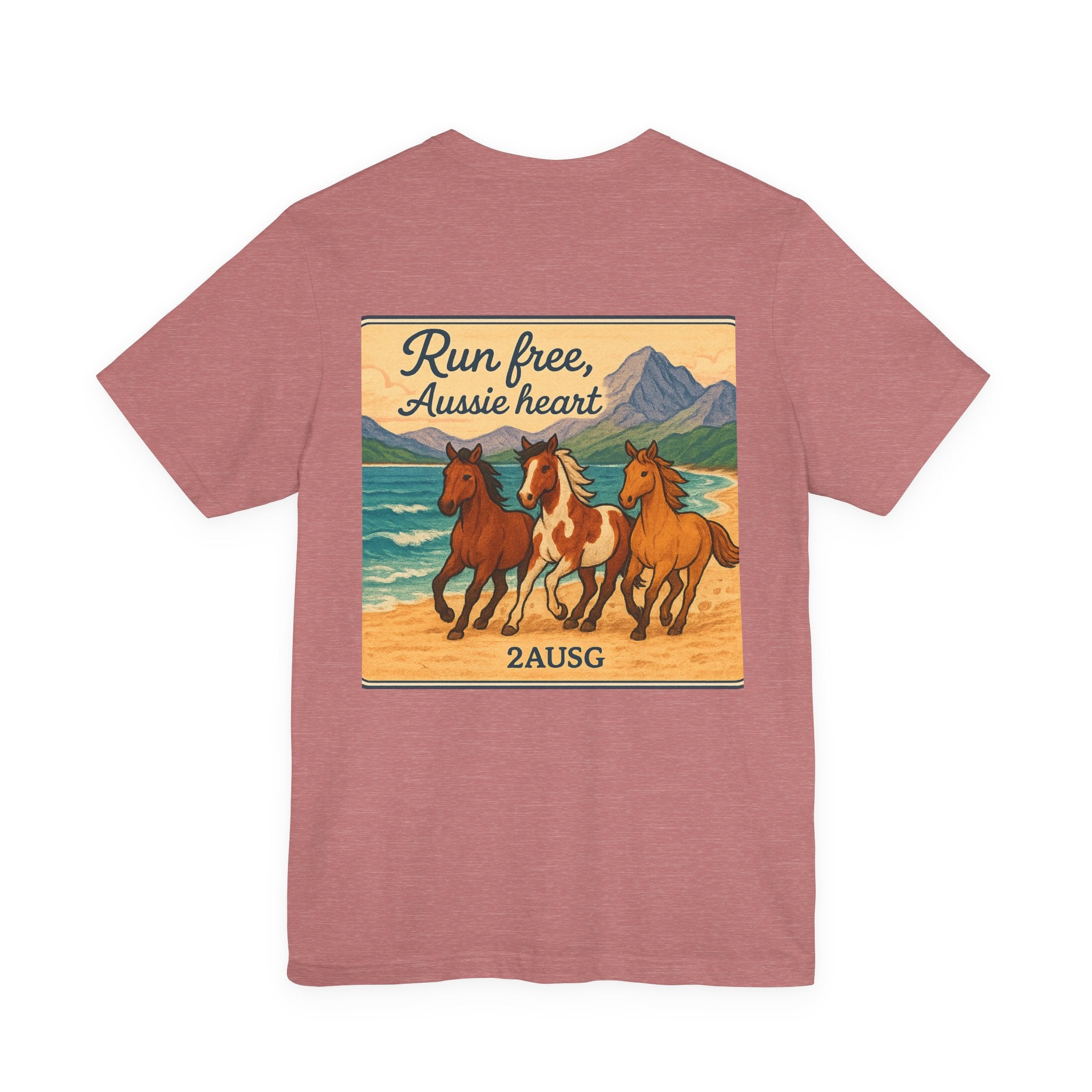 Run Free Aussie Heart Tee