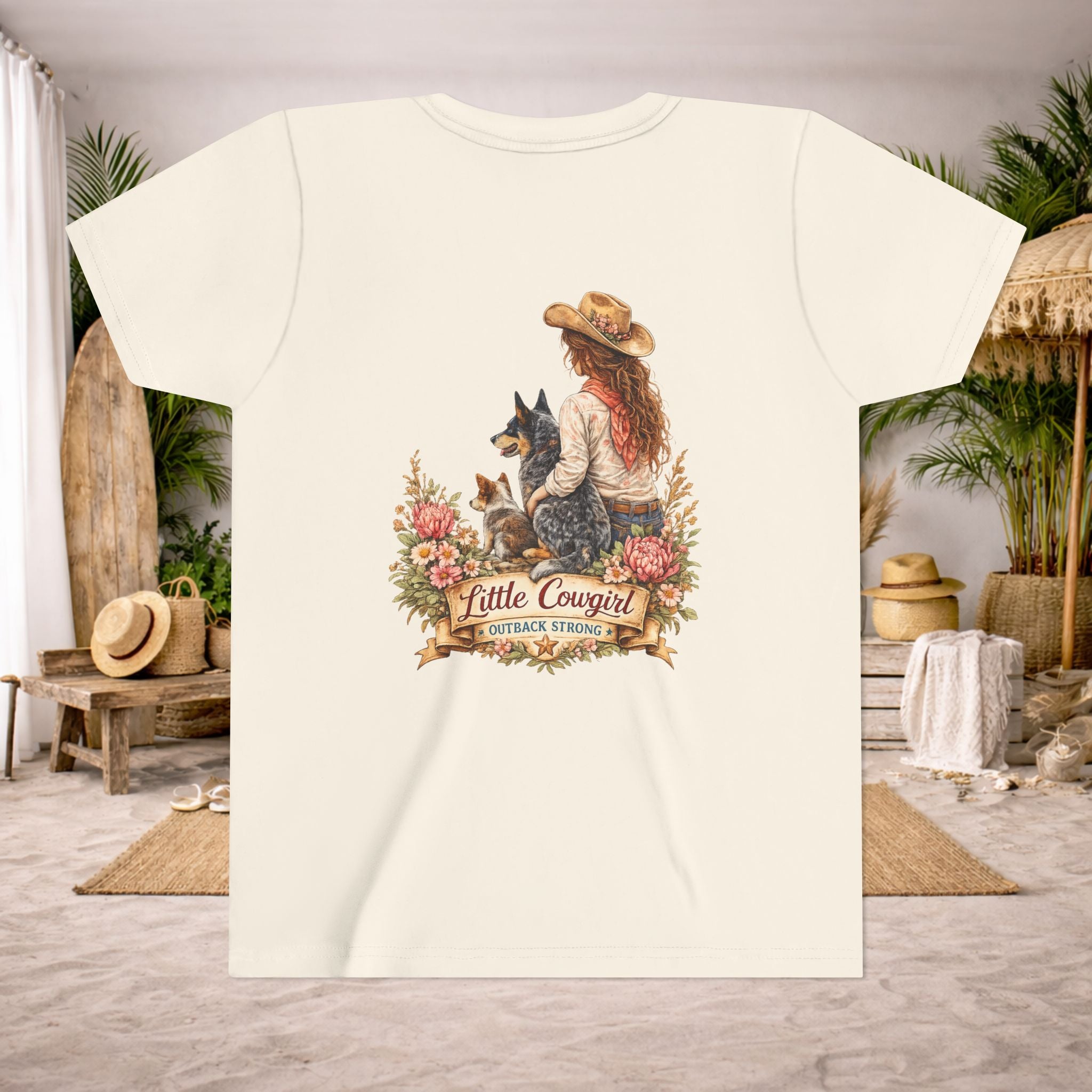 Cowgirl & Her Dogs