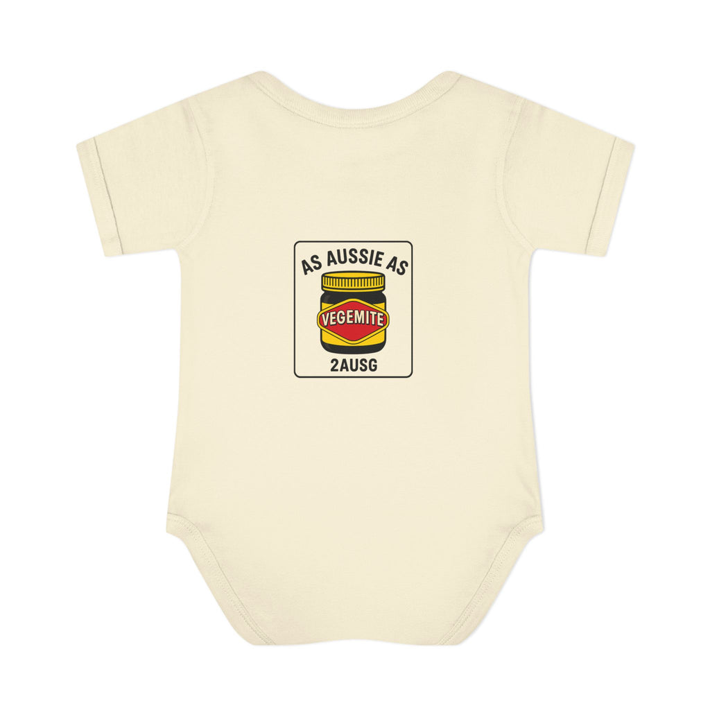 As Aussie As Vegemite Infant Bodysuit | Baby Onesie Australia