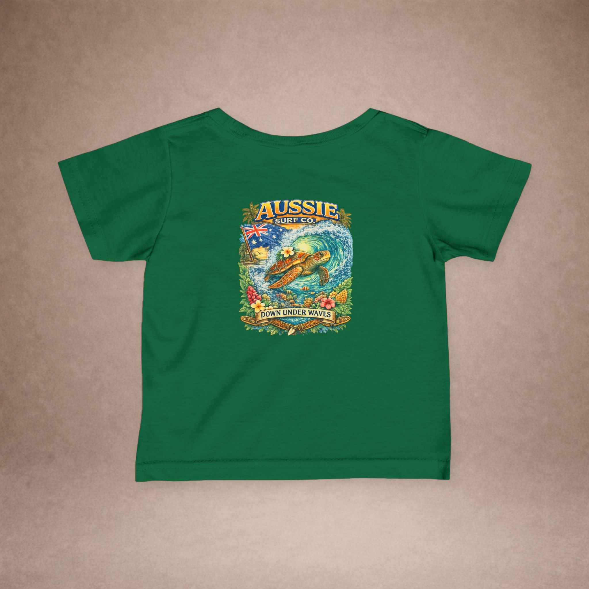 Aussie Surf Turtle Infant Tee