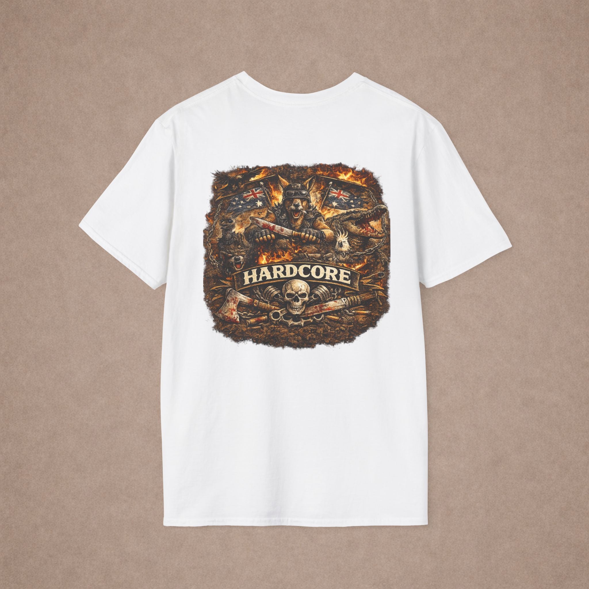 Hardcore Aussie Biker Tshirt