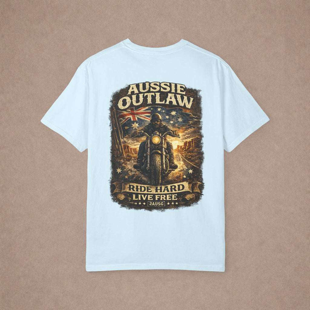 Aussie Outlaw Motorcycle T-shirt