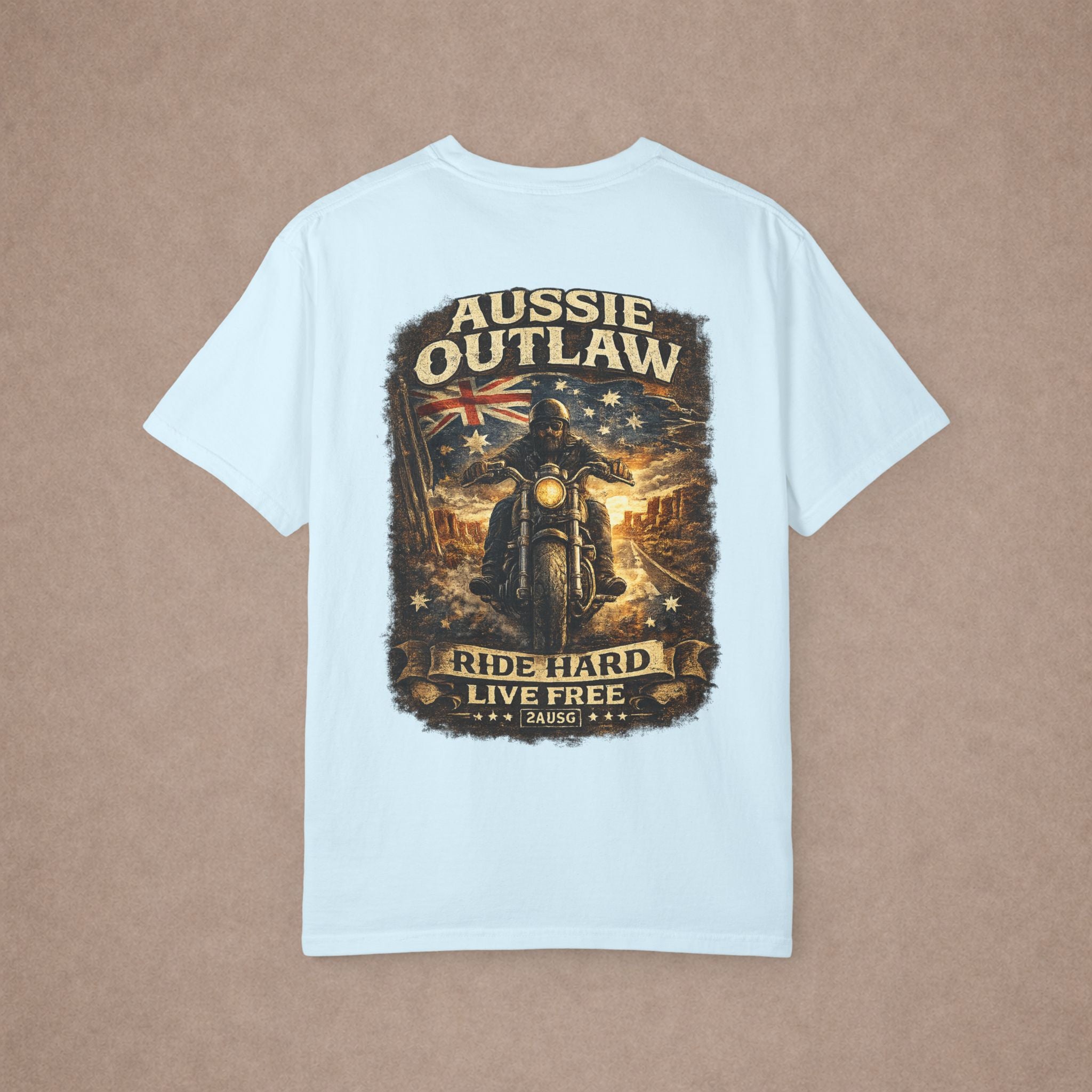 Aussie Outlaw Motorcycle T-shirt