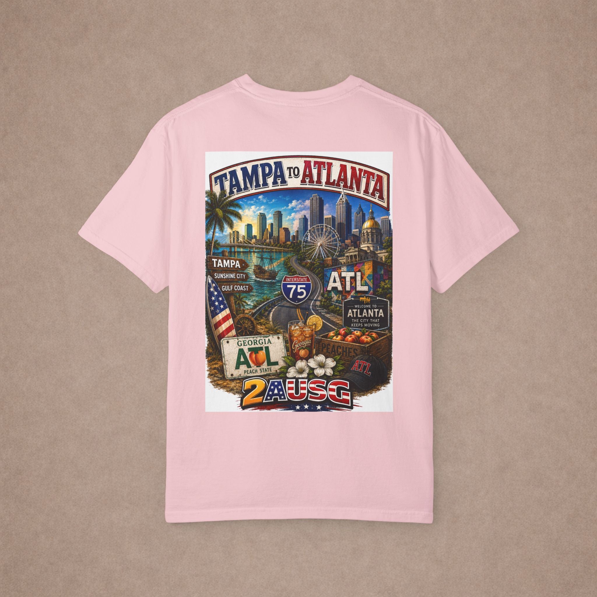 Tampa to Atlanta Graphic T-Shirt