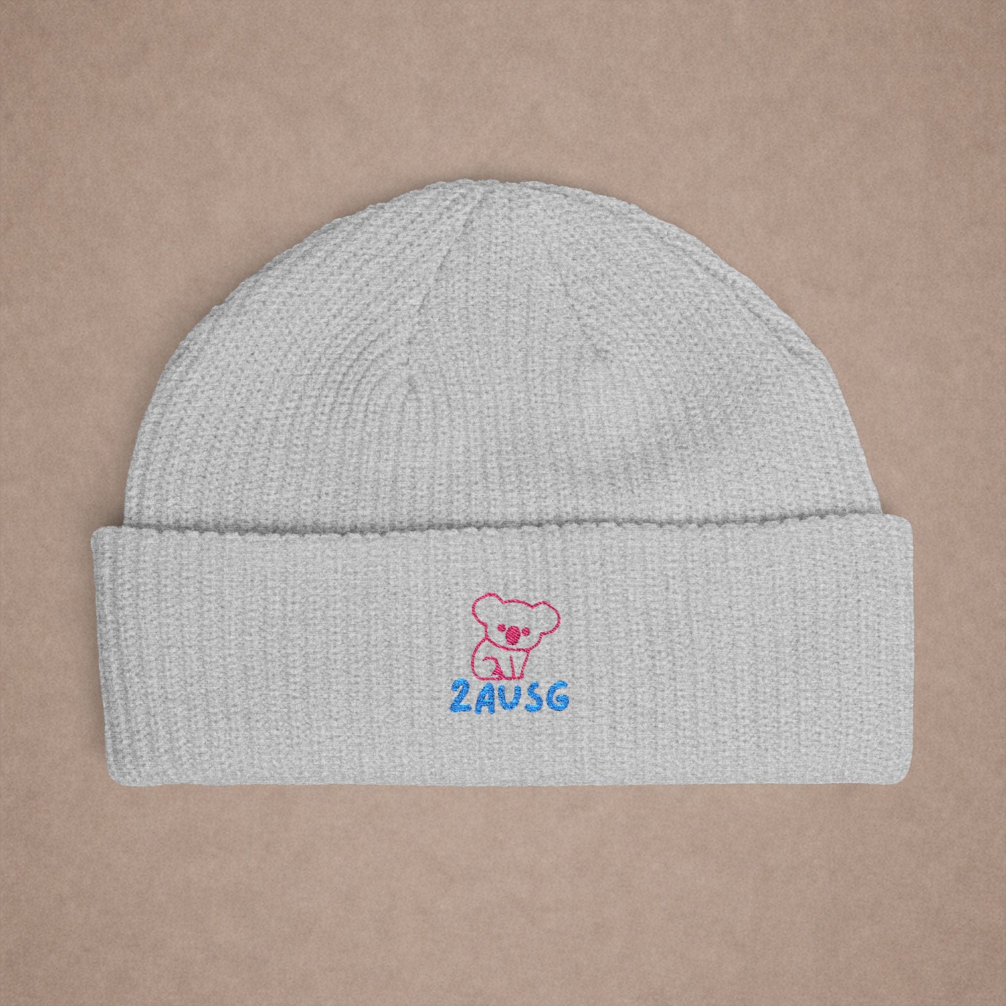 2AUSG Outline Cuff Beanie