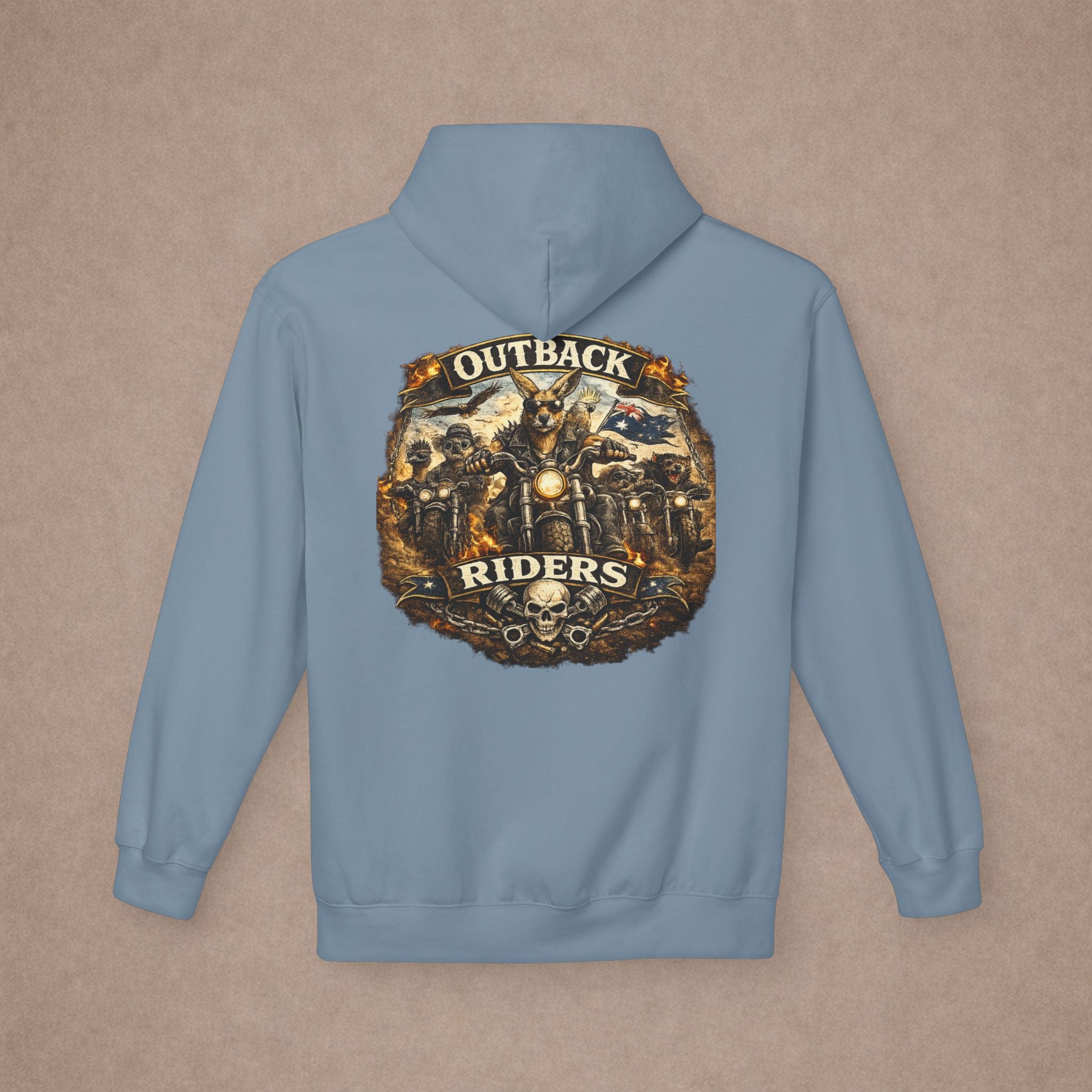 Aussie Biker Style  Hoodie