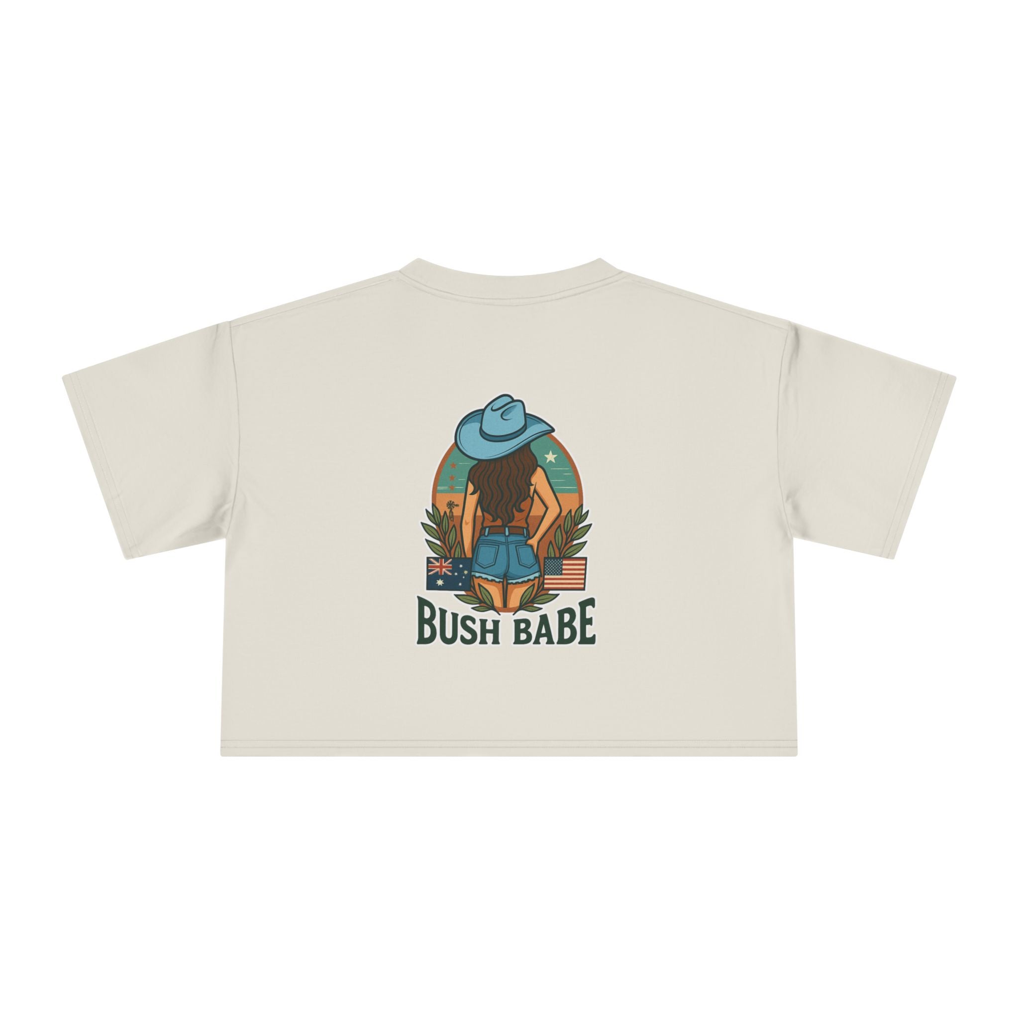 Crop Tee — Bush Babe Brunette