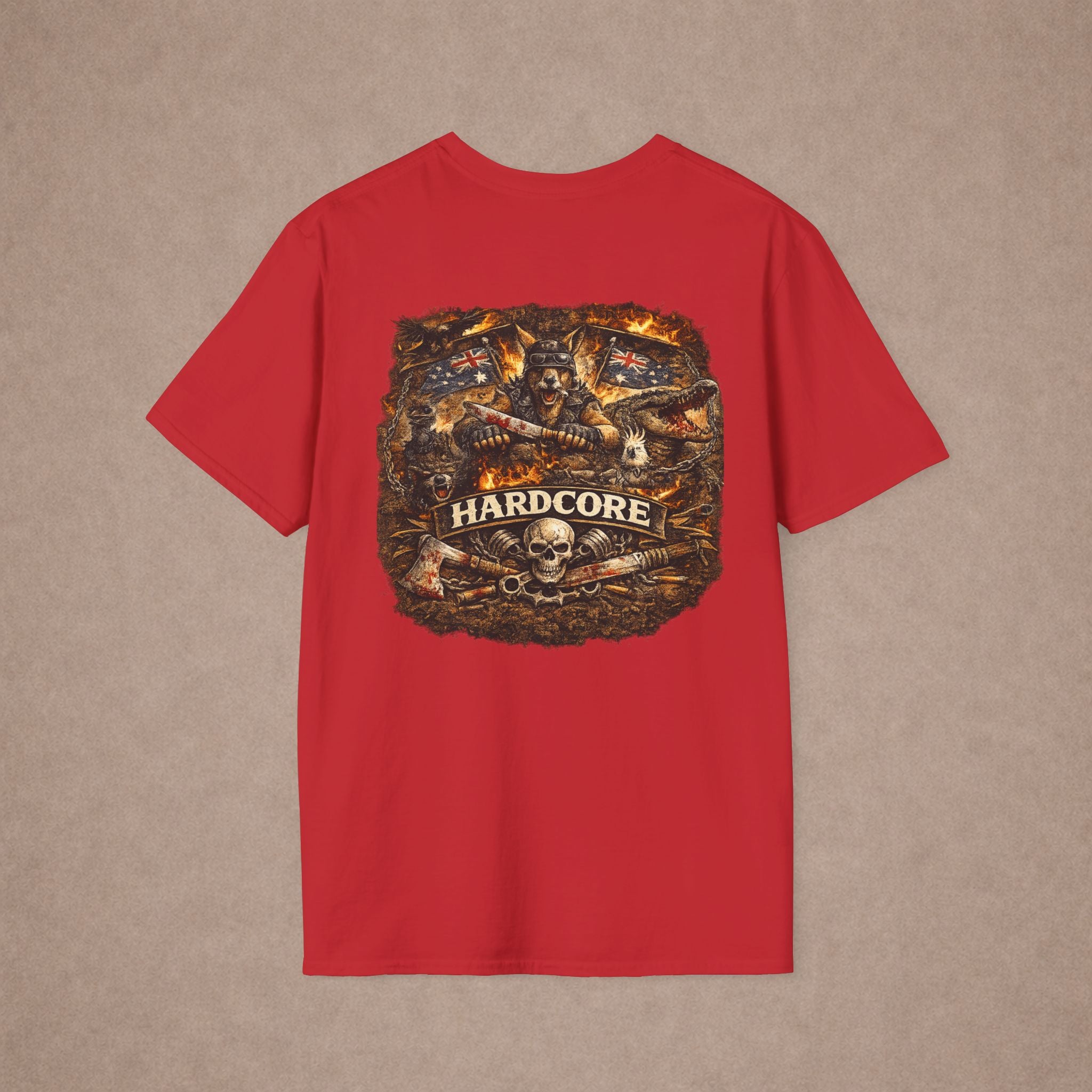 Hardcore Aussie Biker Tshirt