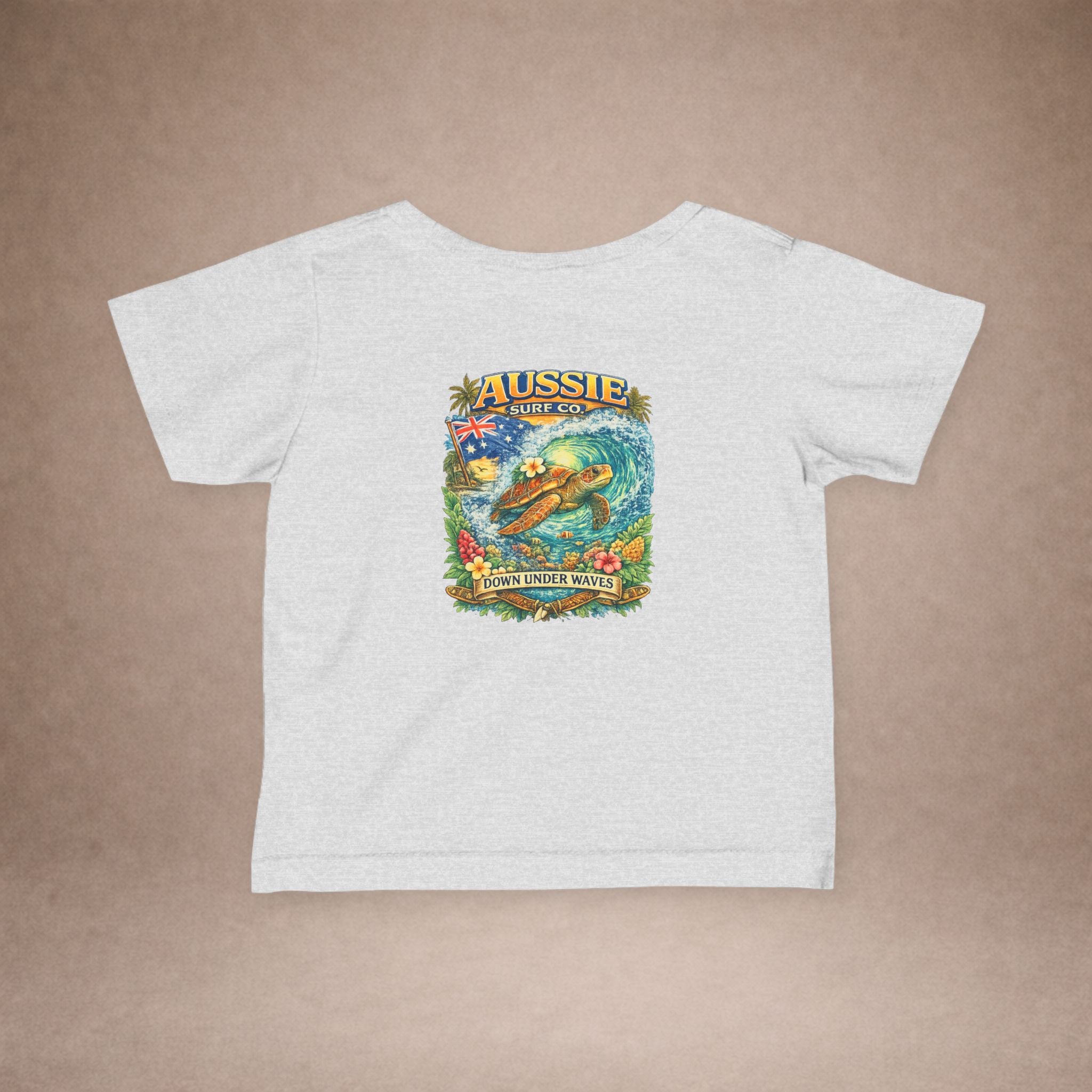 Aussie Surf Turtle Infant Tee