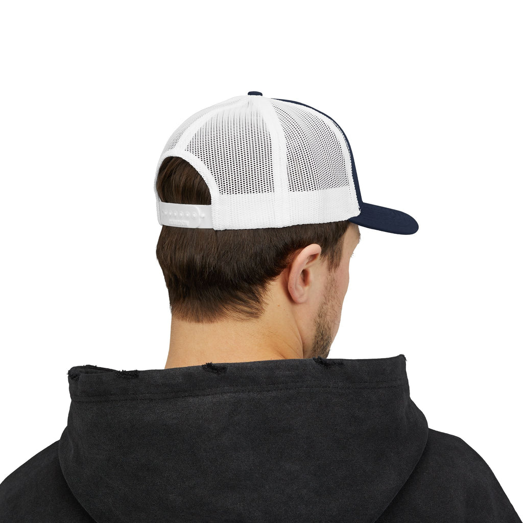 Aussie in USA trucker hat