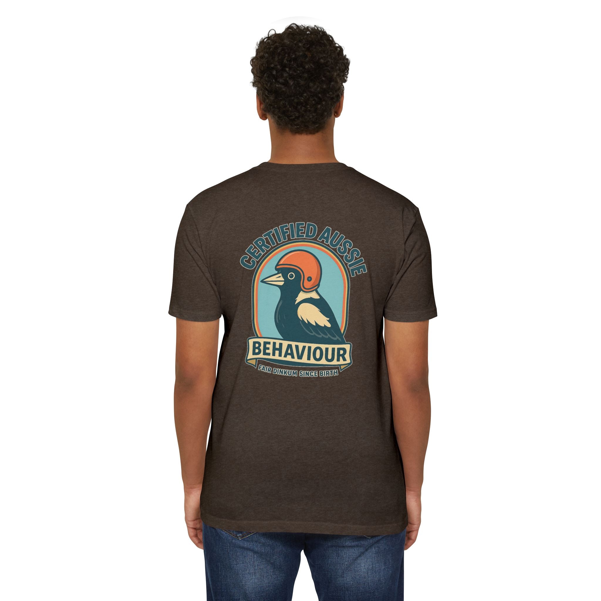 Certified Aussie Behaviour Tee- Magpie Attack