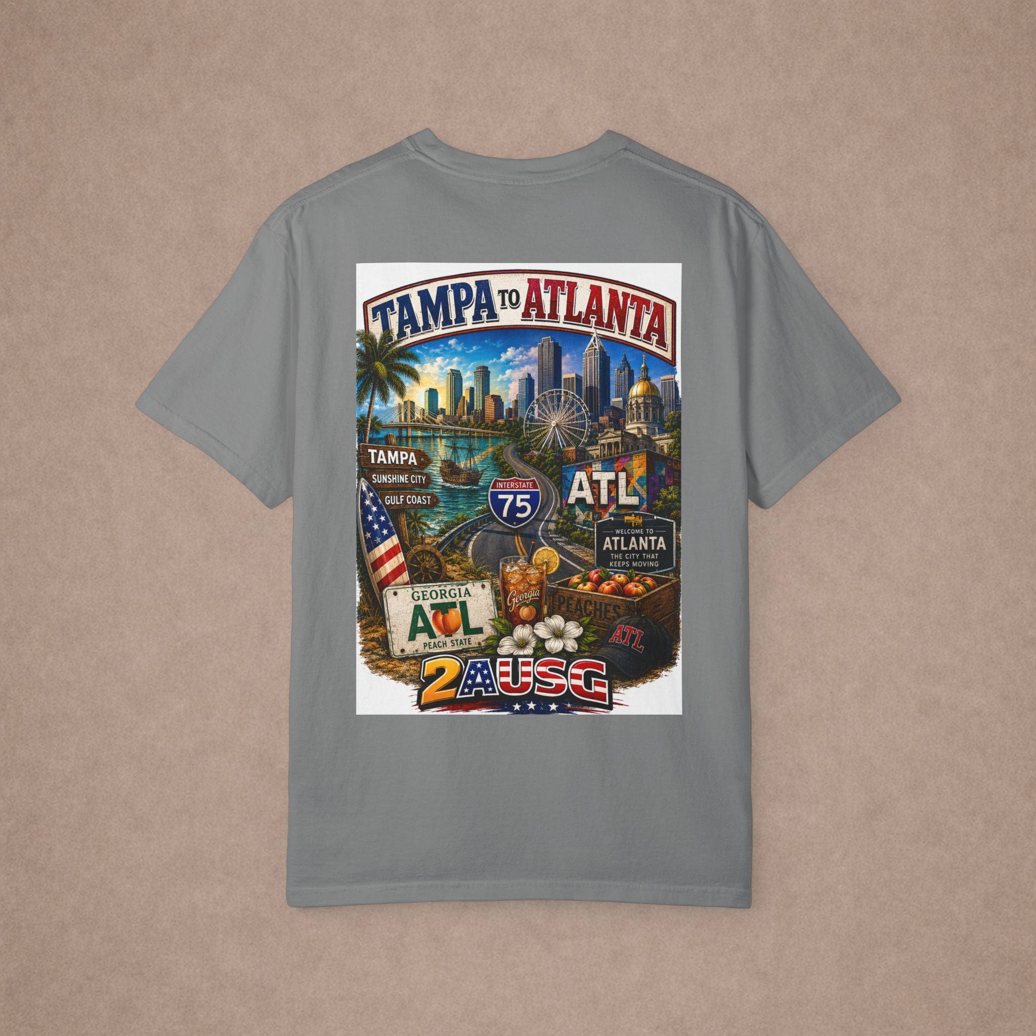 Tampa to Atlanta Graphic T-Shirt