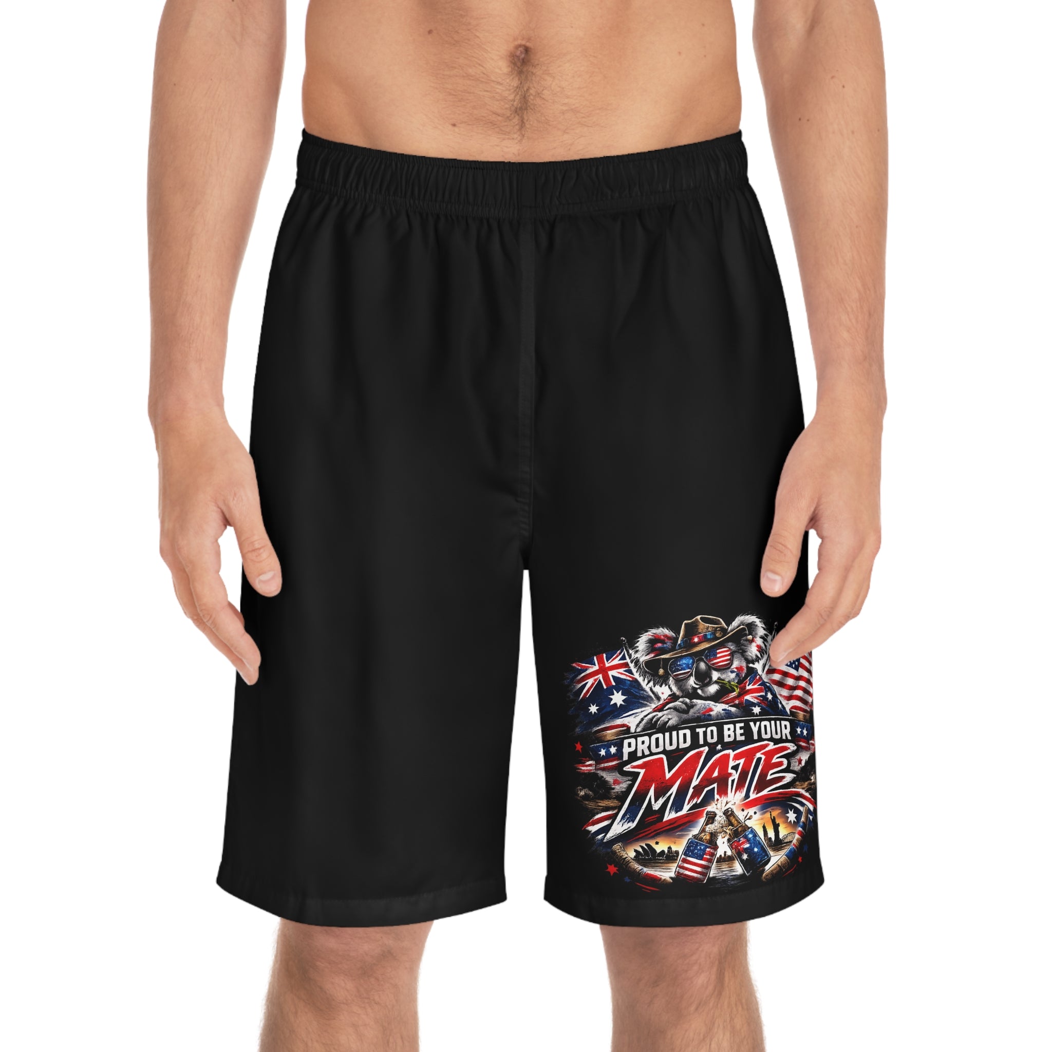 Proud To Be Your Mate board shorts