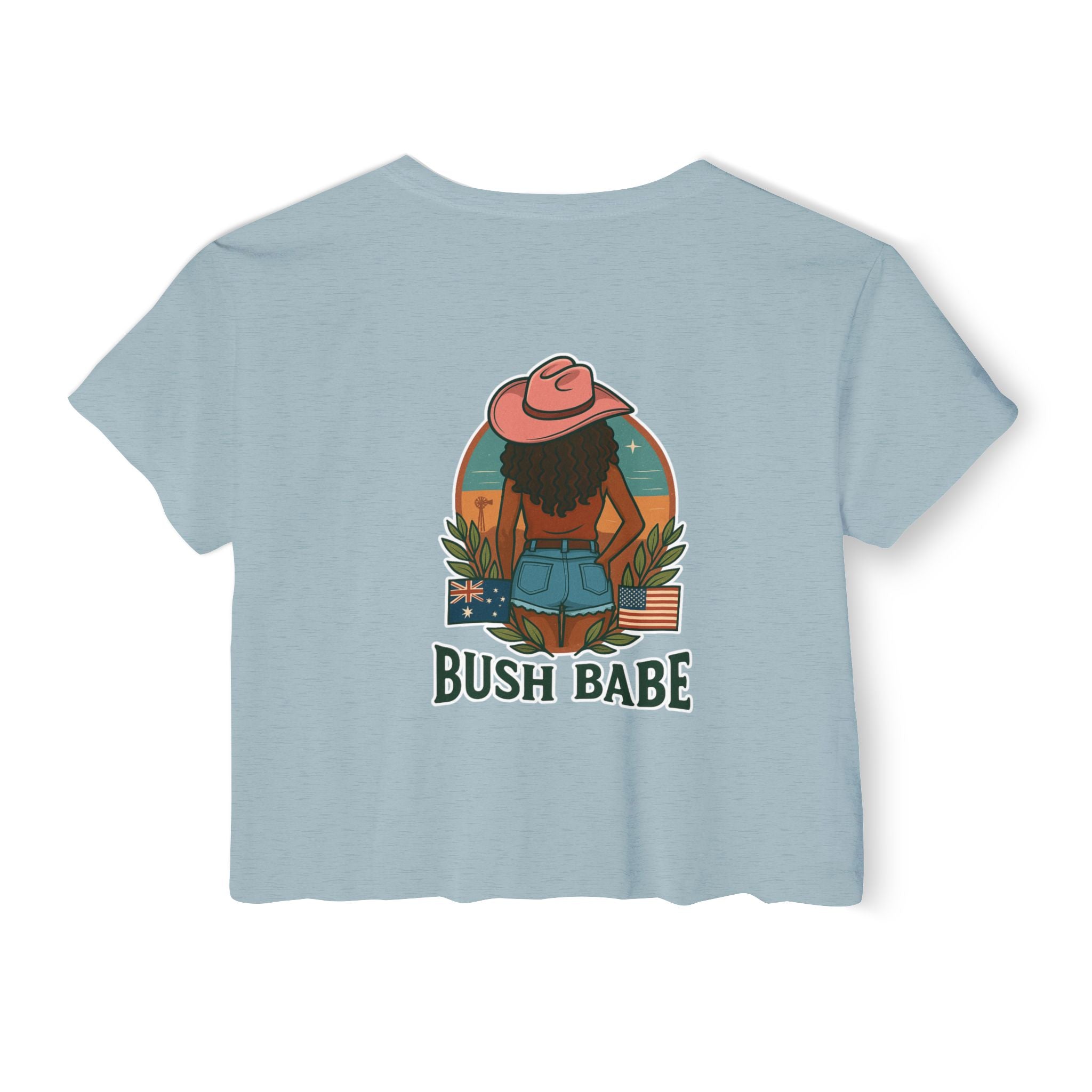 Bush Babe Crop Top Curly