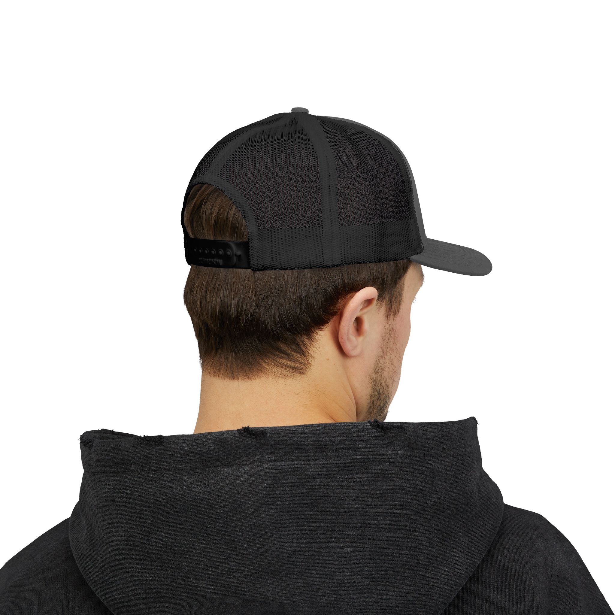 Aussie in USA trucker hat