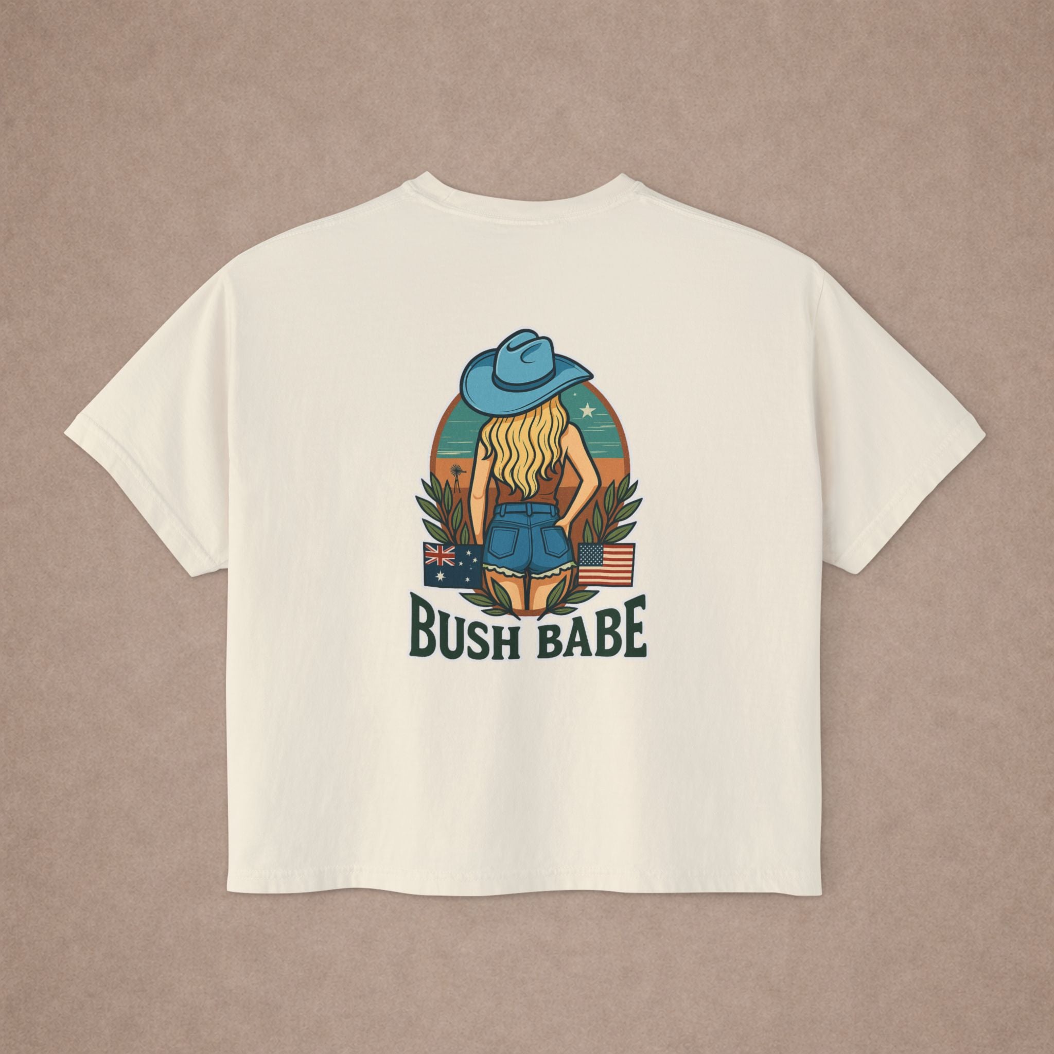 Bush Babe Blonde Crop Top
