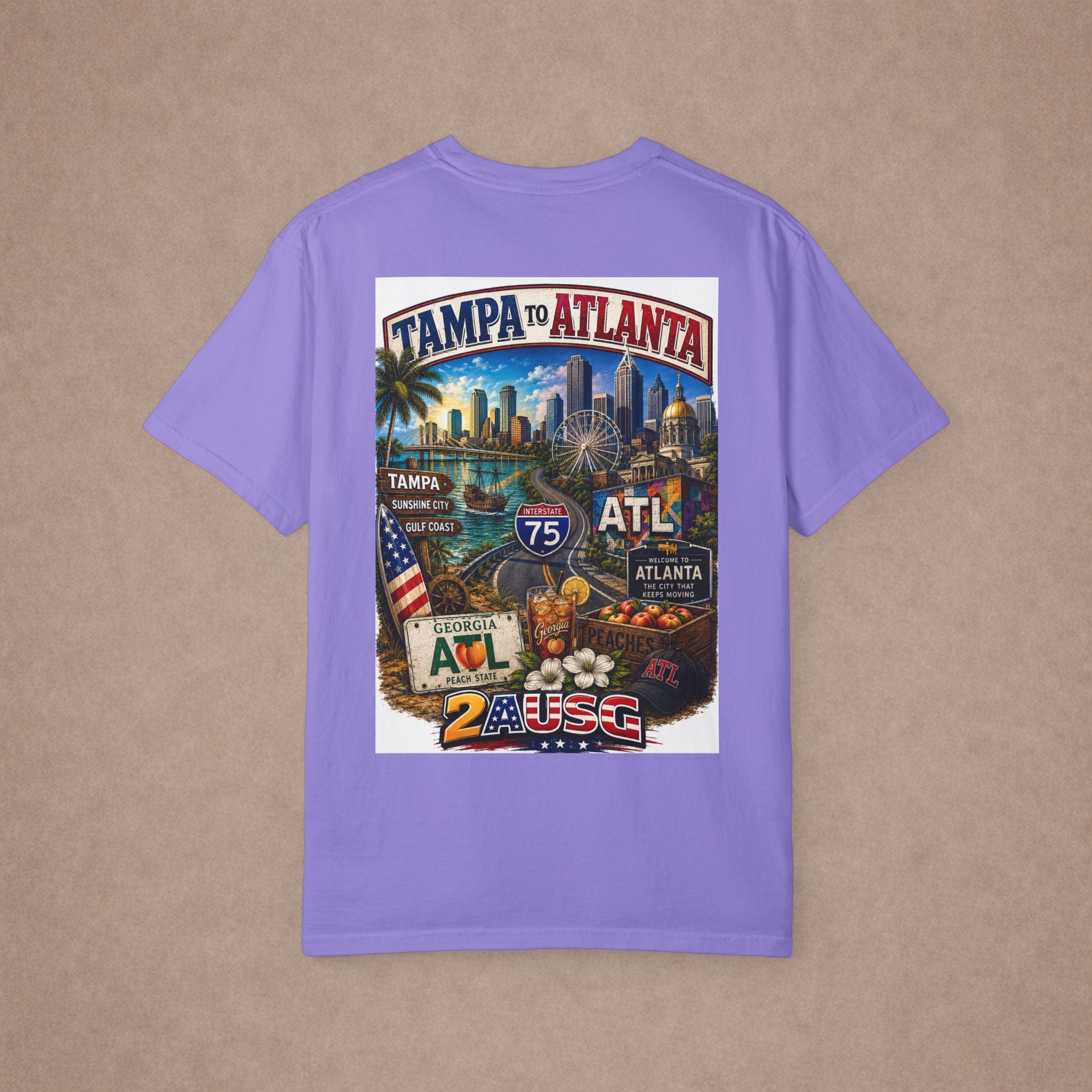 Tampa to Atlanta Graphic T-Shirt