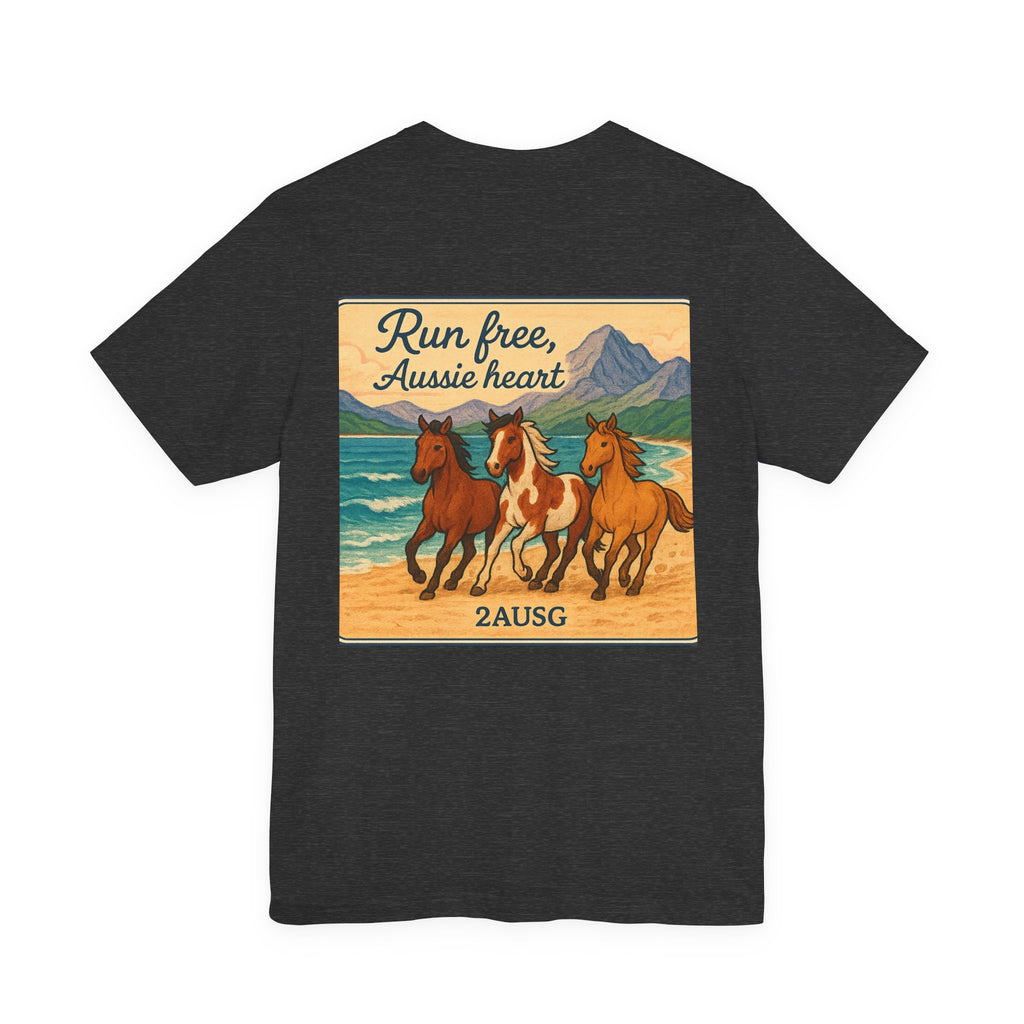 Run Free Aussie Heart Tee