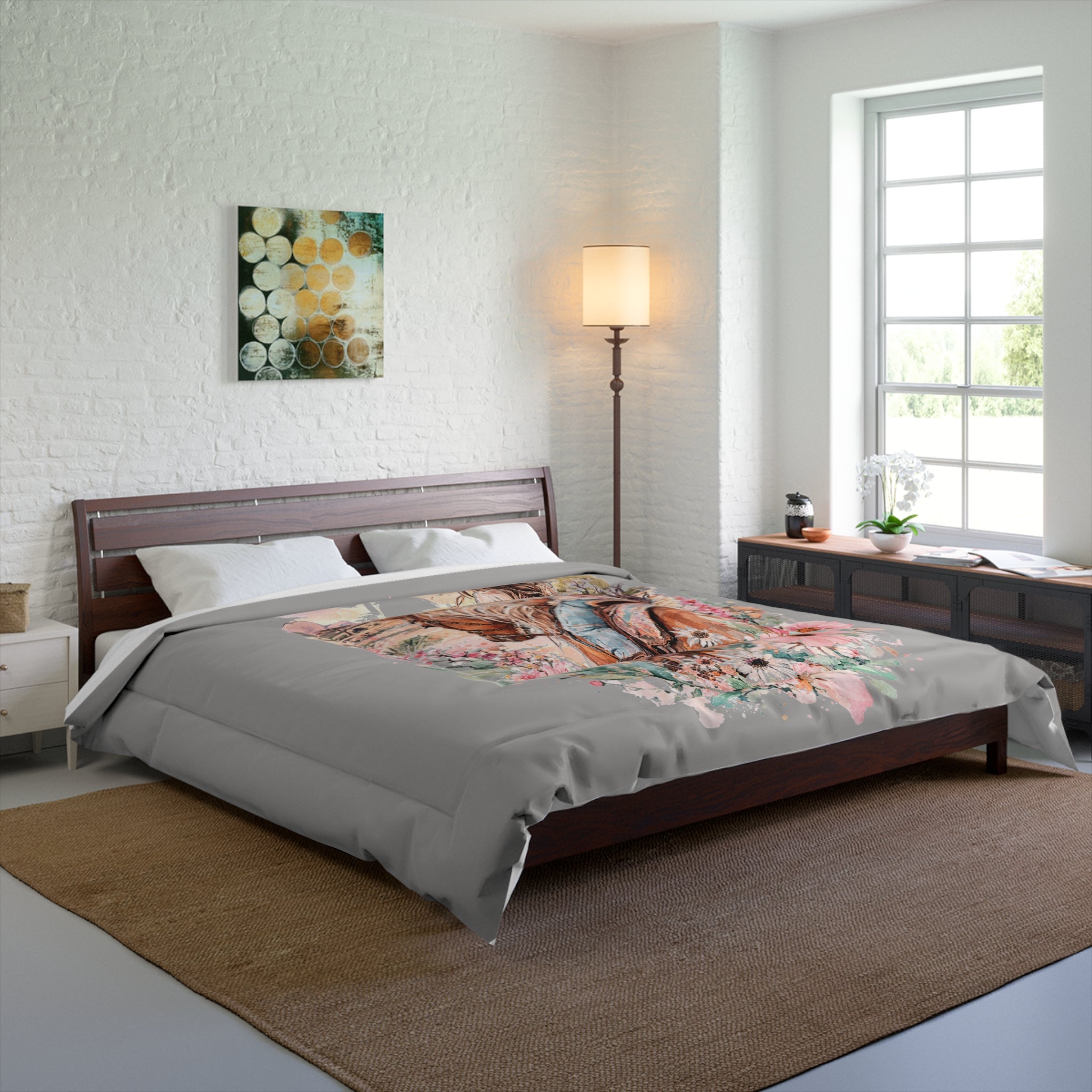 Aussie Cowgirl  Comforter  Set