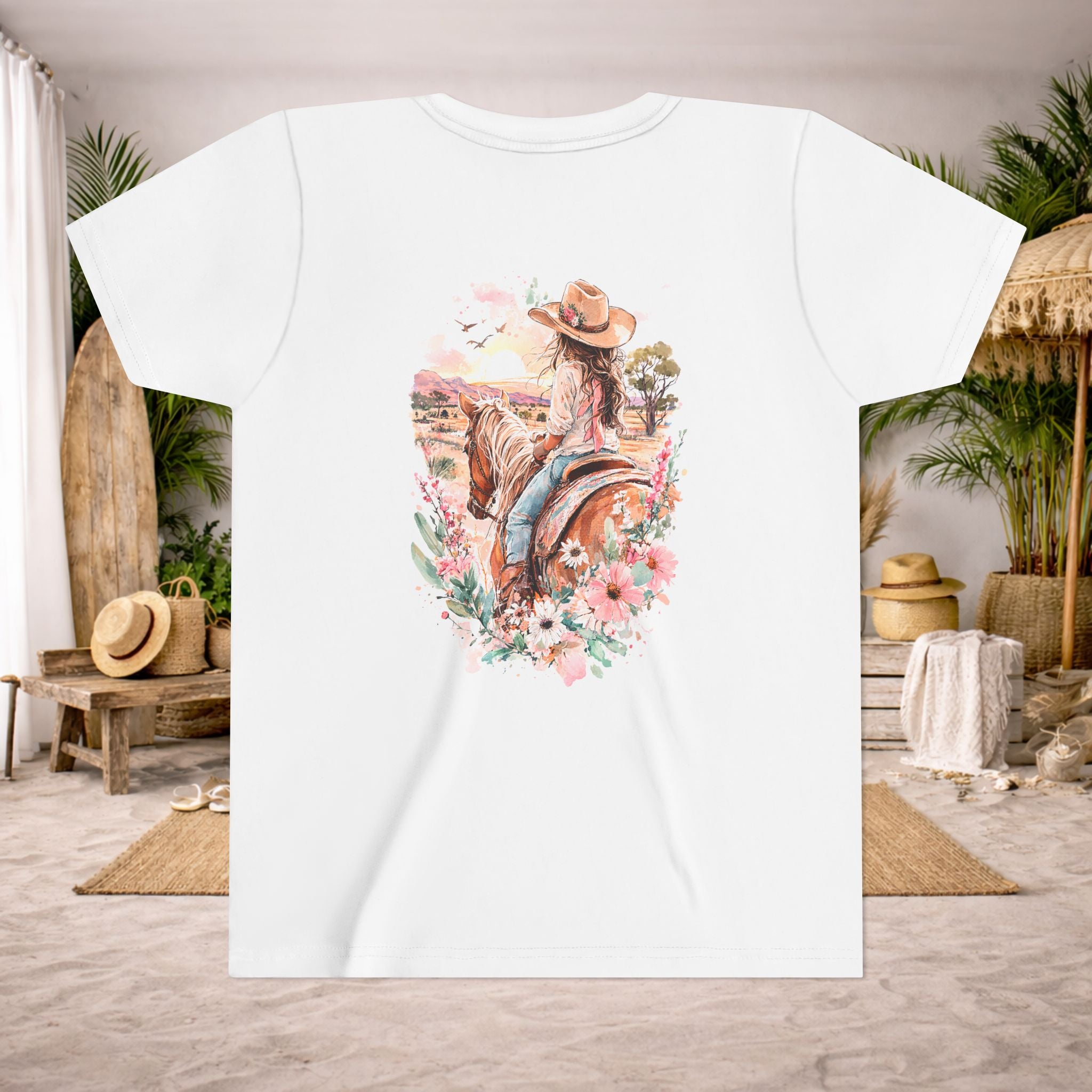 Nevaeh Cowgirl Tshirt- youth