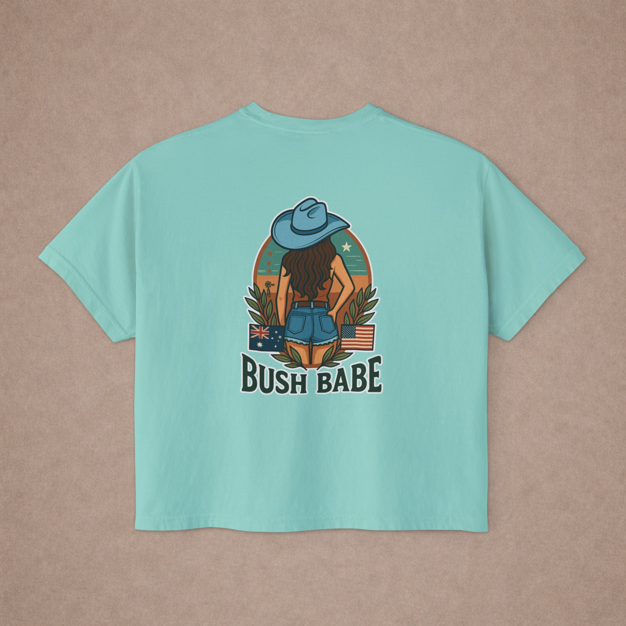 Bush Babe Brunette Crop Top