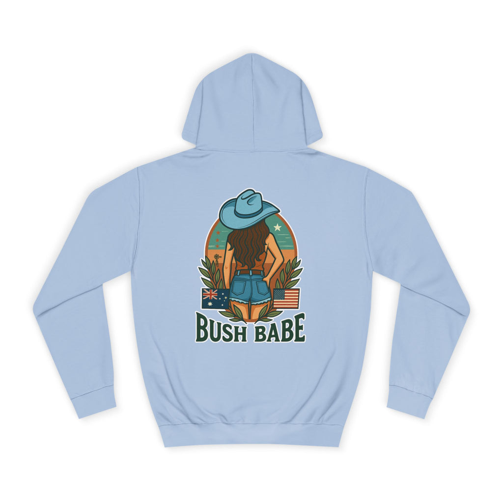 College Hoodie - Bush Babe Brunette Design